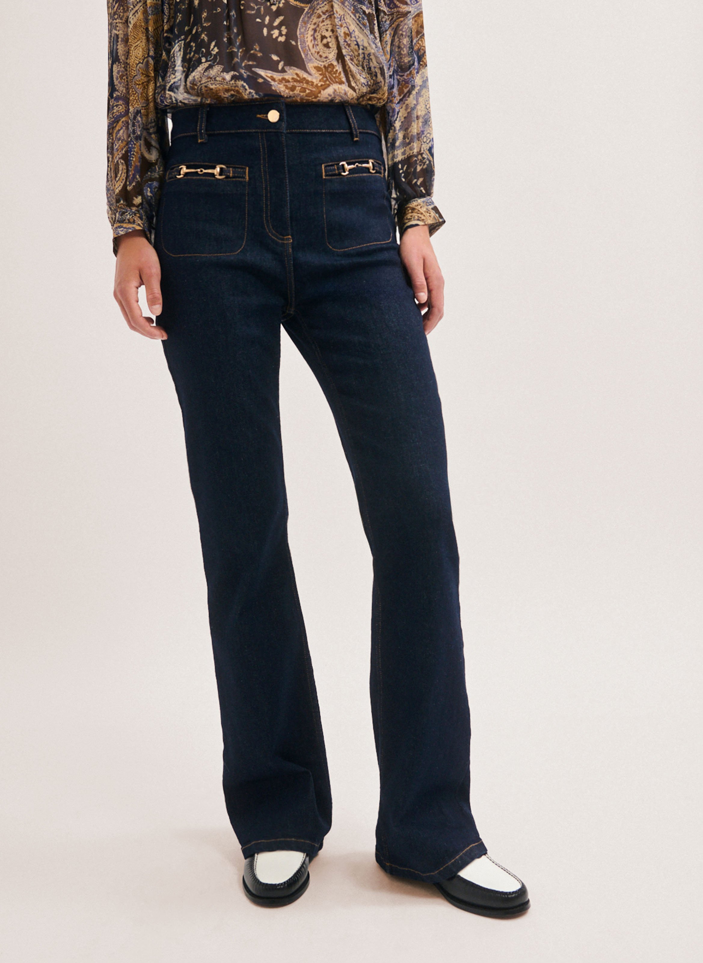 Bootcut-Jeans PABLO Blau