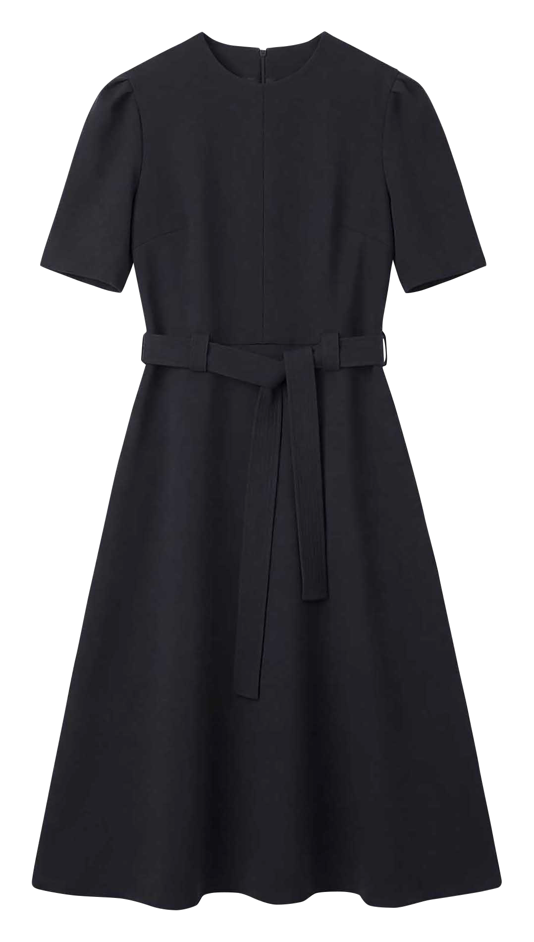 Fitted and flared midi dress TARA JARMON Blue