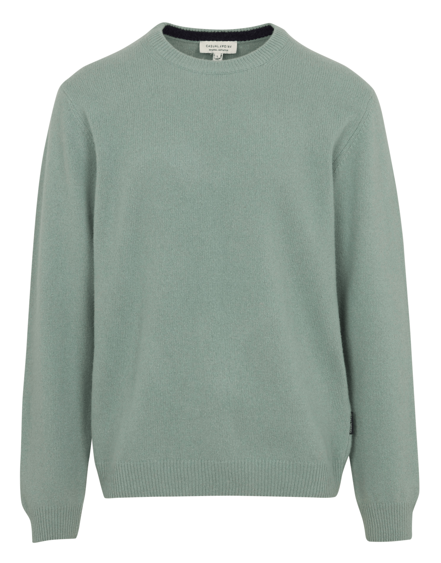 Pull col rond en laine mélangée CFKARL Lily pad