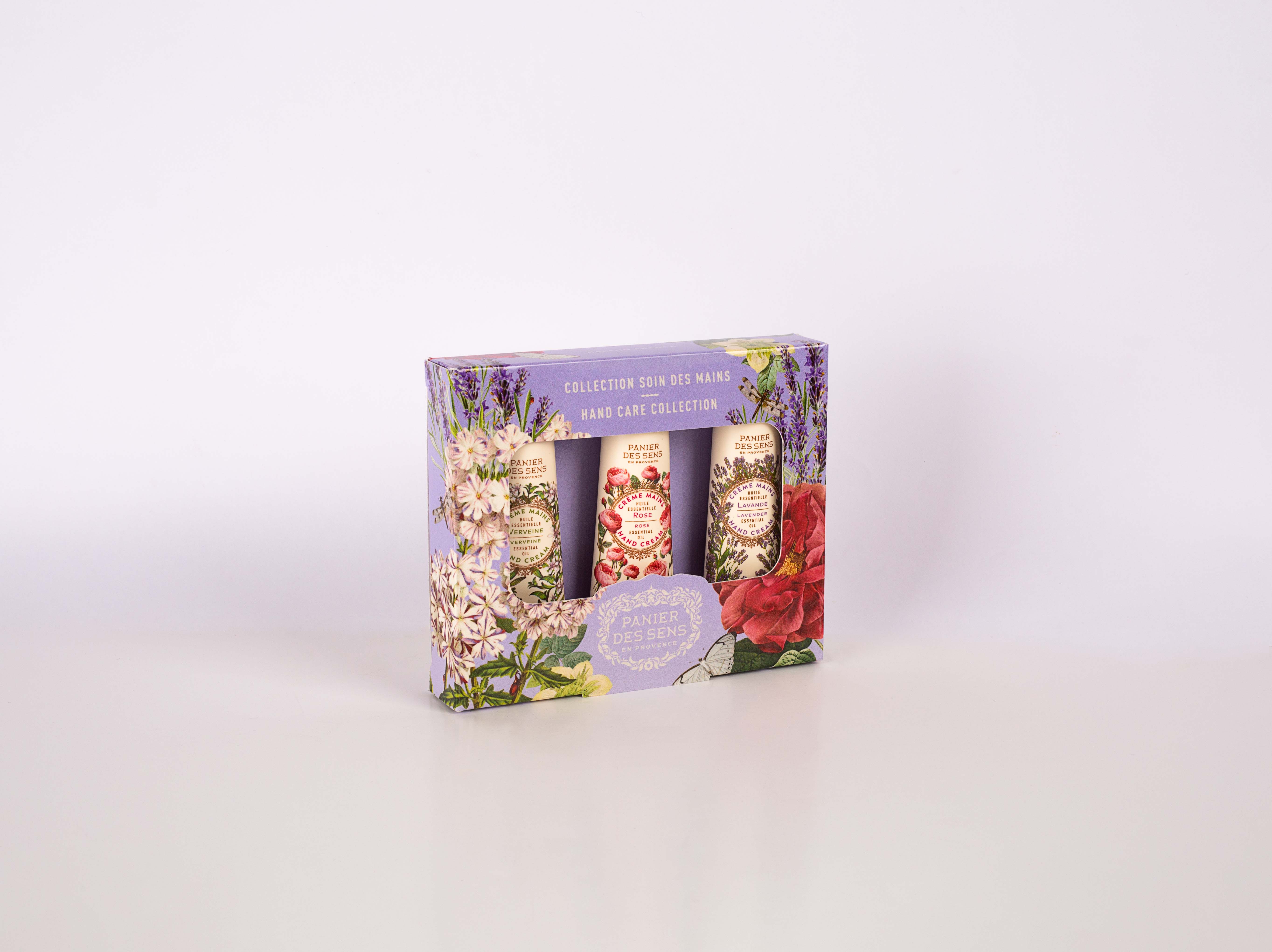 SET OF 3 HAND CREAMS | VERBENA, ROSE, LAVENDER PANIER DES SENS No color