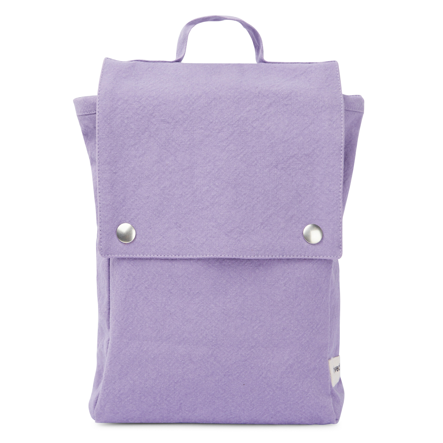 Children?s recycled cotton backpack - 15 YEARS - LIMITED EDITION RIVEDROITE PARIS Purple