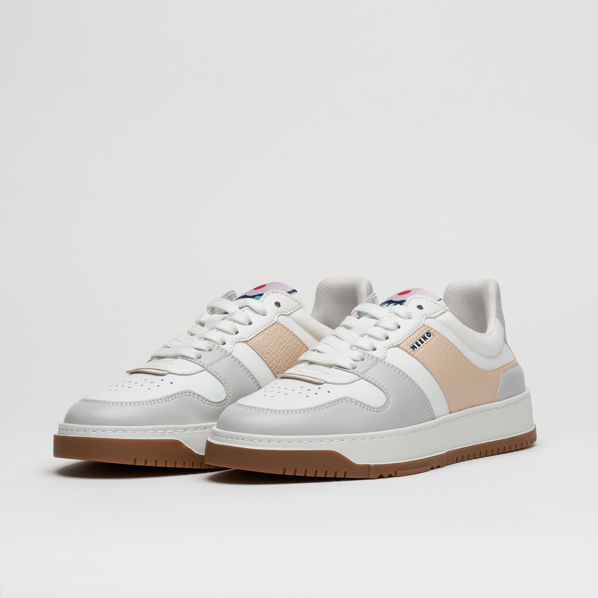 Eco-friendly low-top sneakers MEEKO Beige