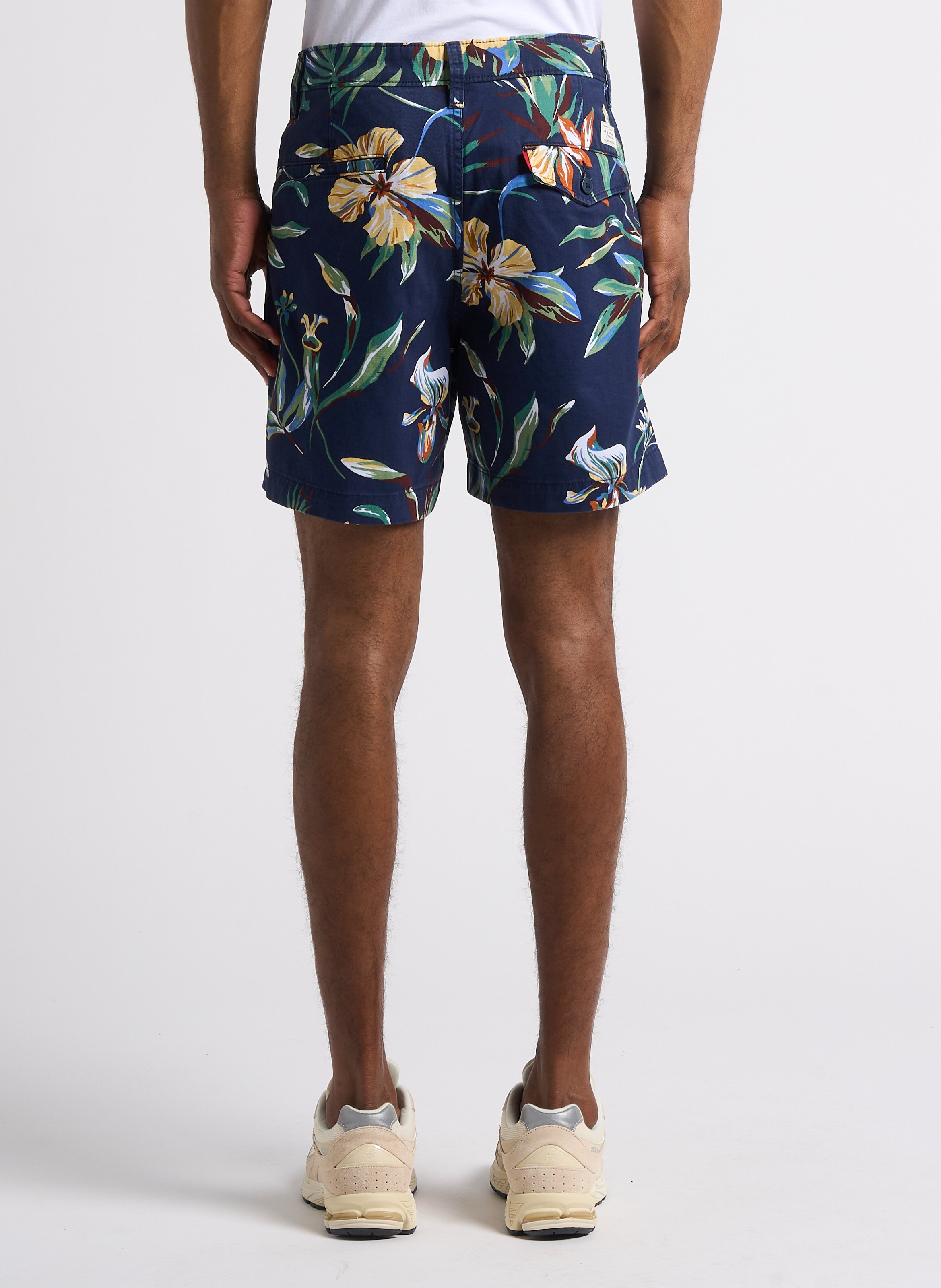 Printed cotton shorts LEVI&#039;S Blue