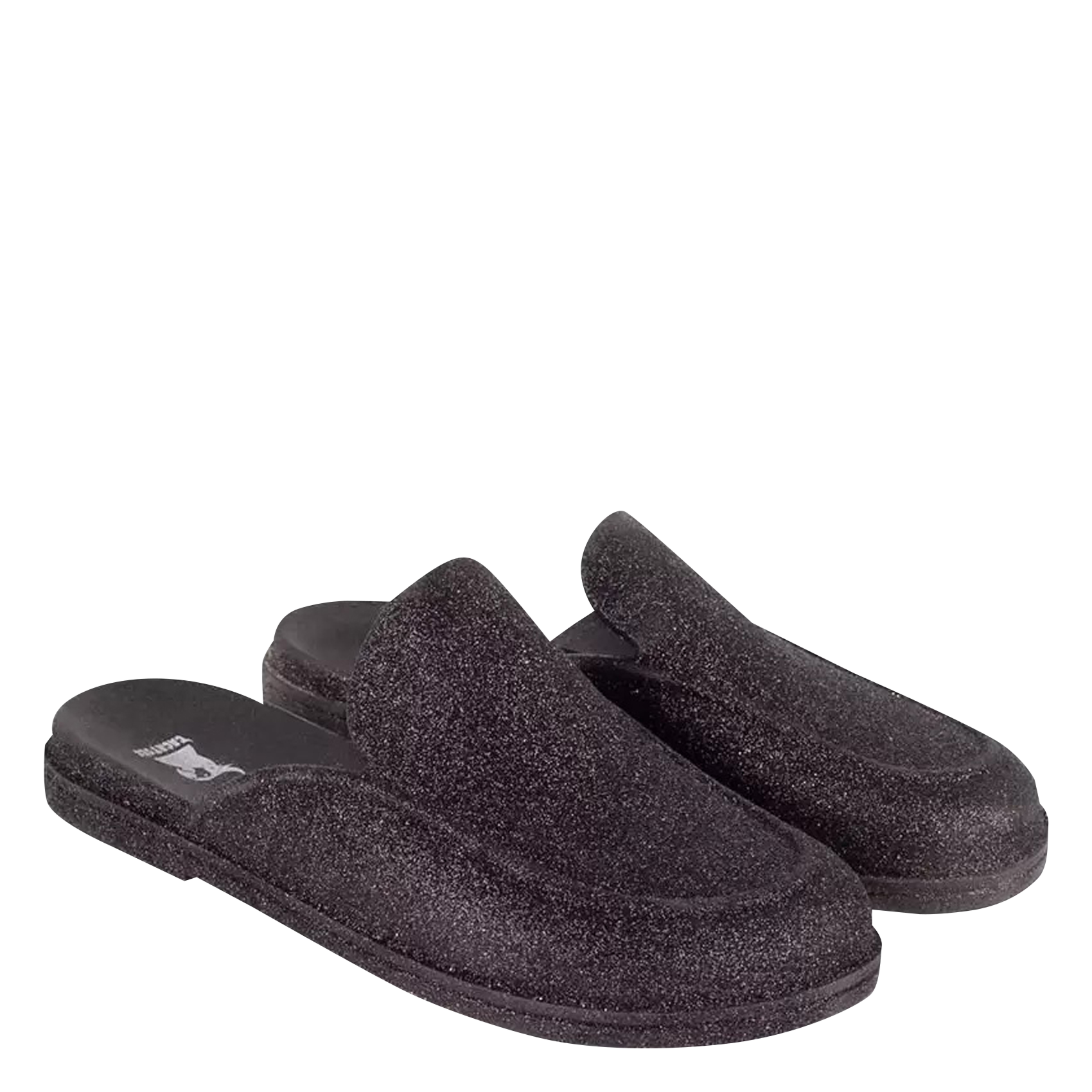 Mules plates pailletées CACATOES DO BRASIL Noir