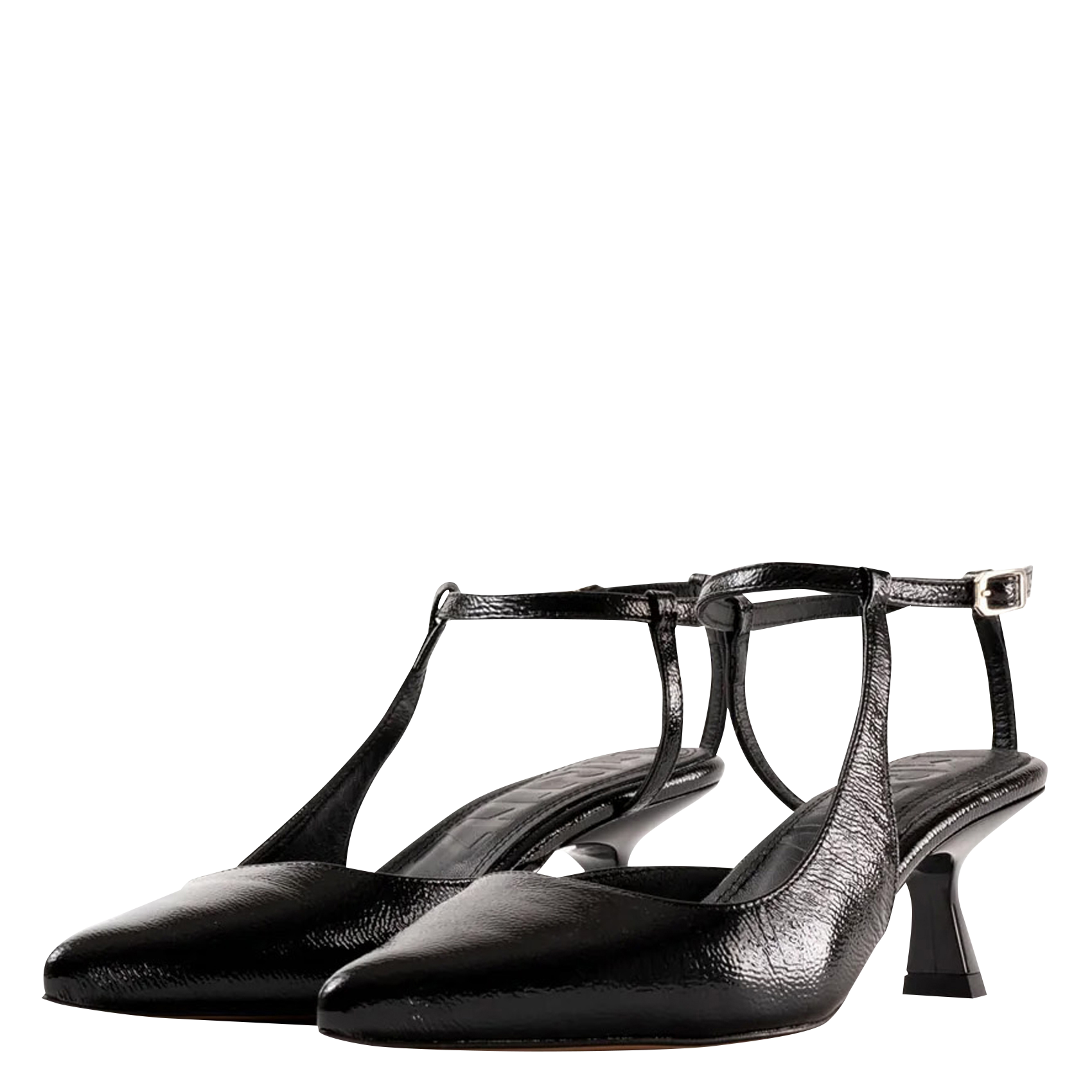 Escarpins en cuir verni  SOULIER MARTINEZ Noir