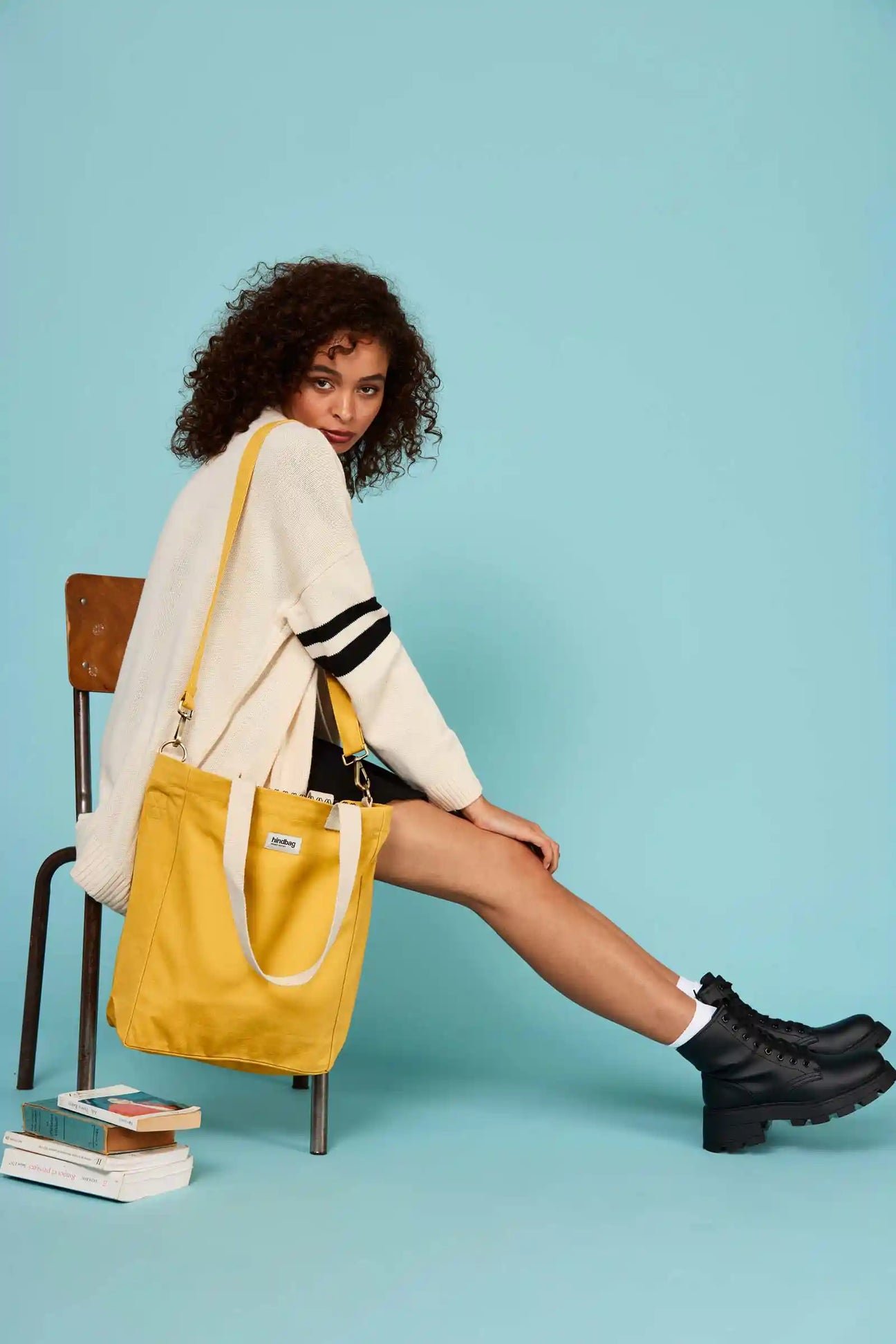 Cotton tote bag Yellow