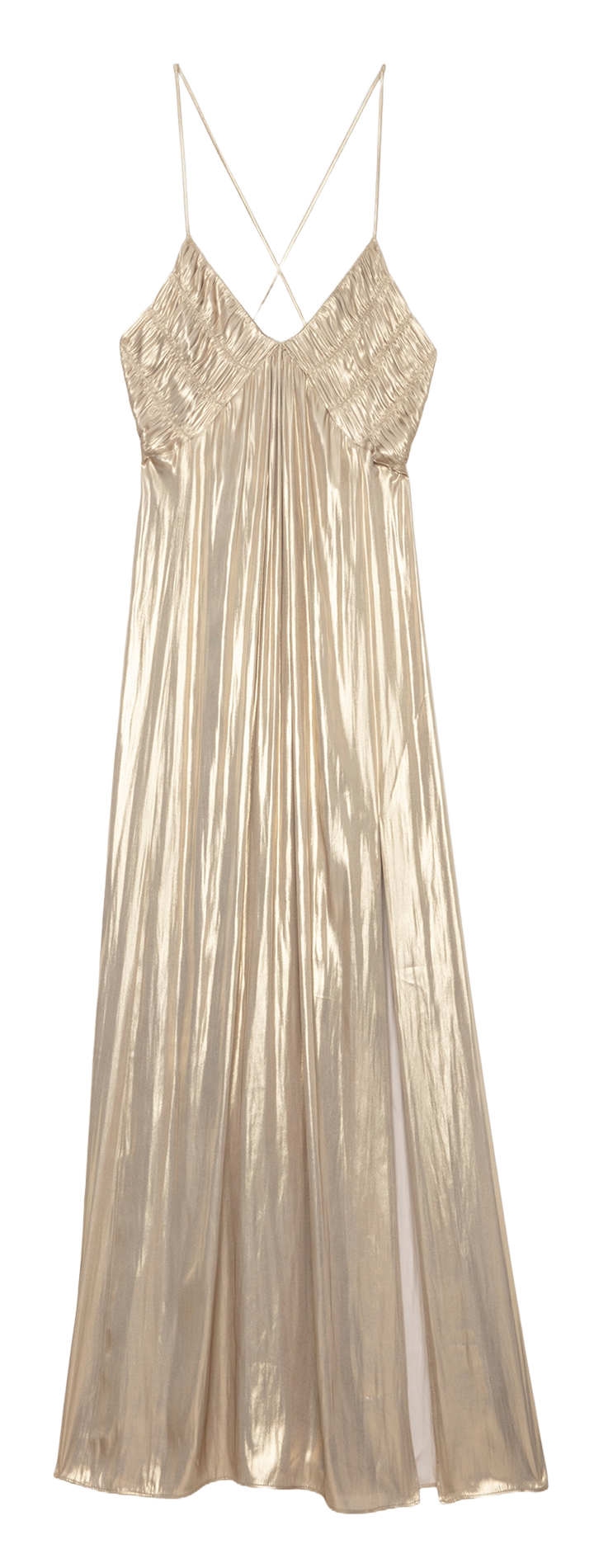 Robe longue col V ZADIG&VOLTAIRE Jaune