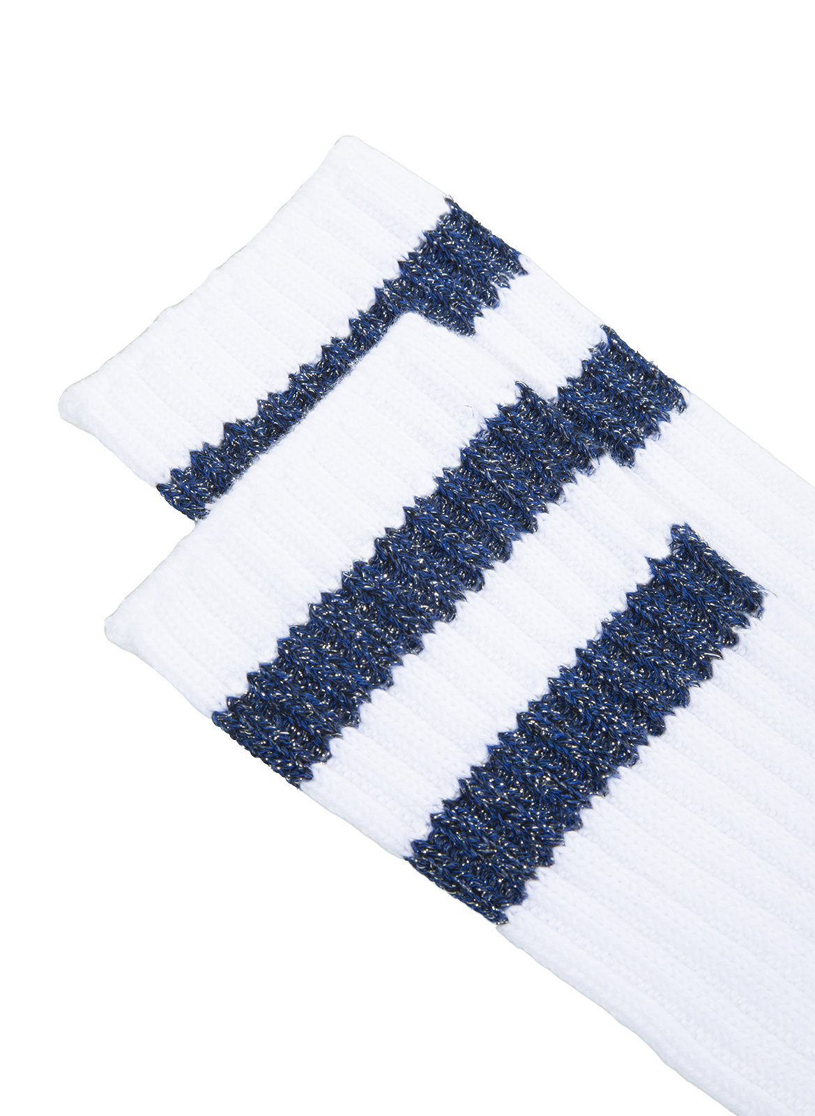 Chaussettes hautes à rayures ANT45 Bleu