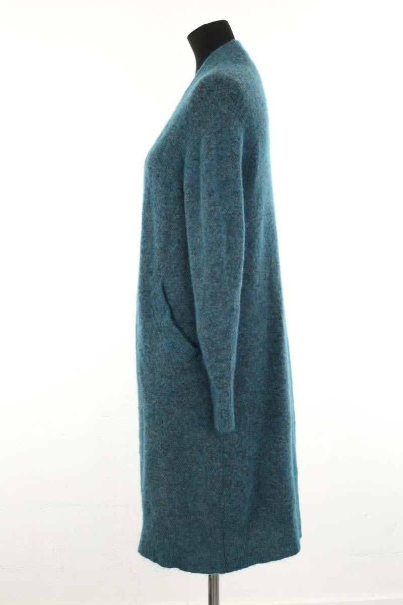 Dual material cardigan ACNE STUDIOS - Seconde Main Blue