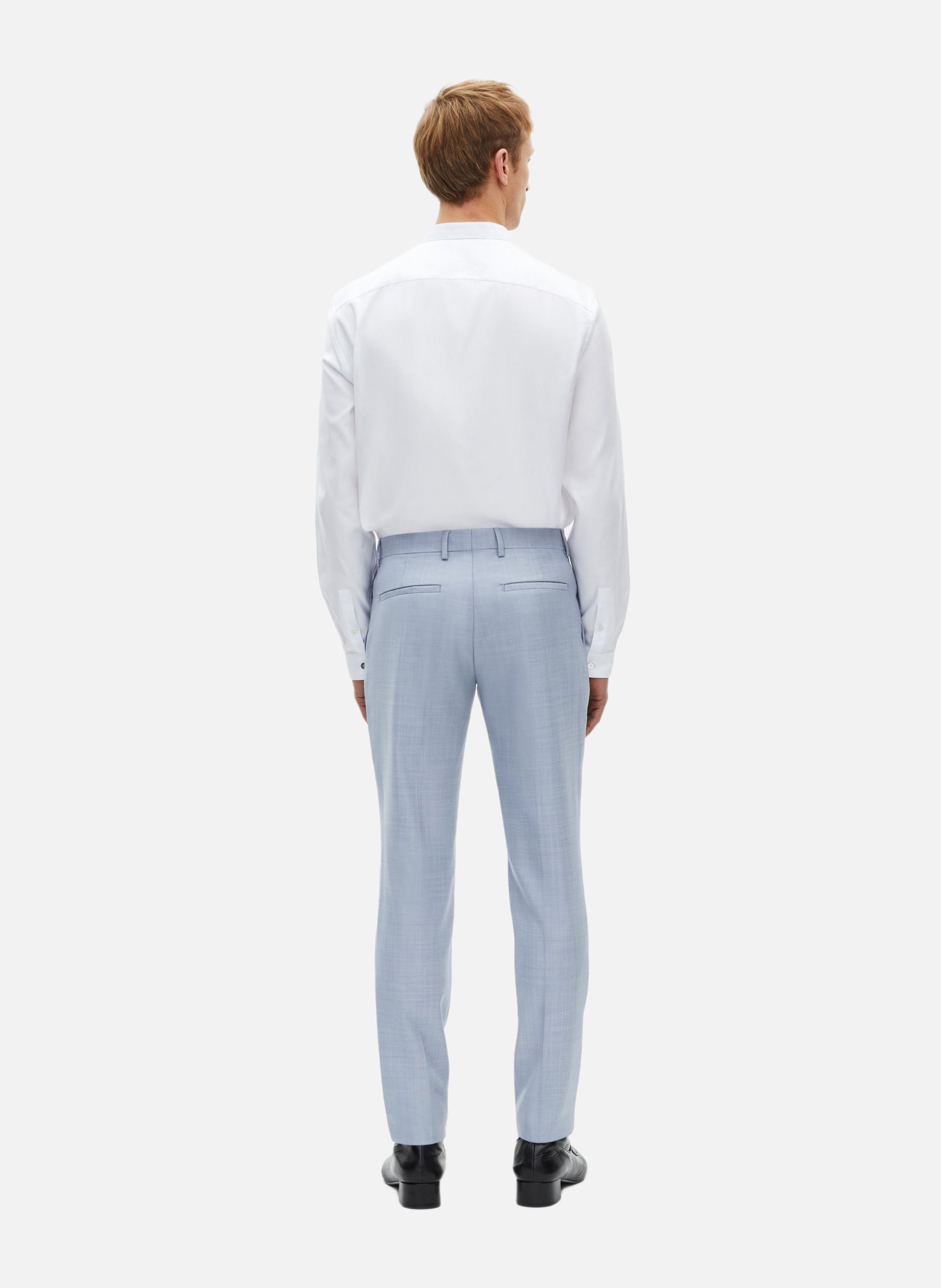 Tailored wool suit trousers THE KOOPLES Blue