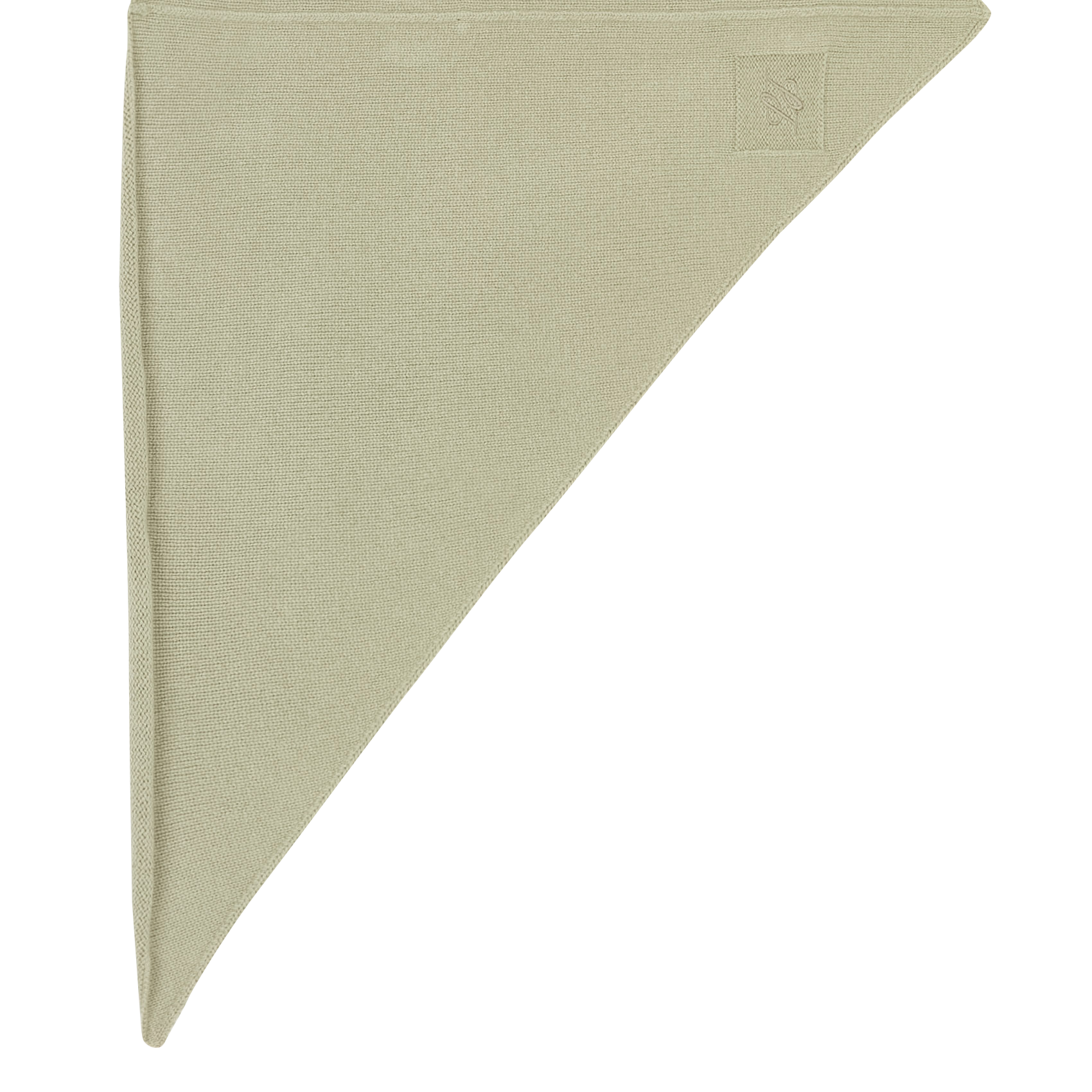 Alaska - Einfarbiger Schal aus Wolle LAURENCE BRAS Grun