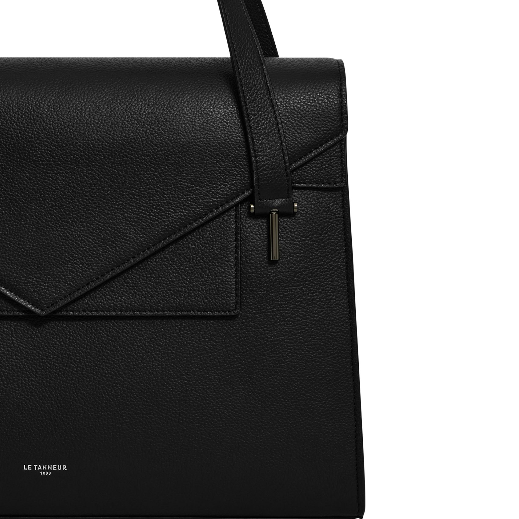 Leather document holder LE TANNEUR Black