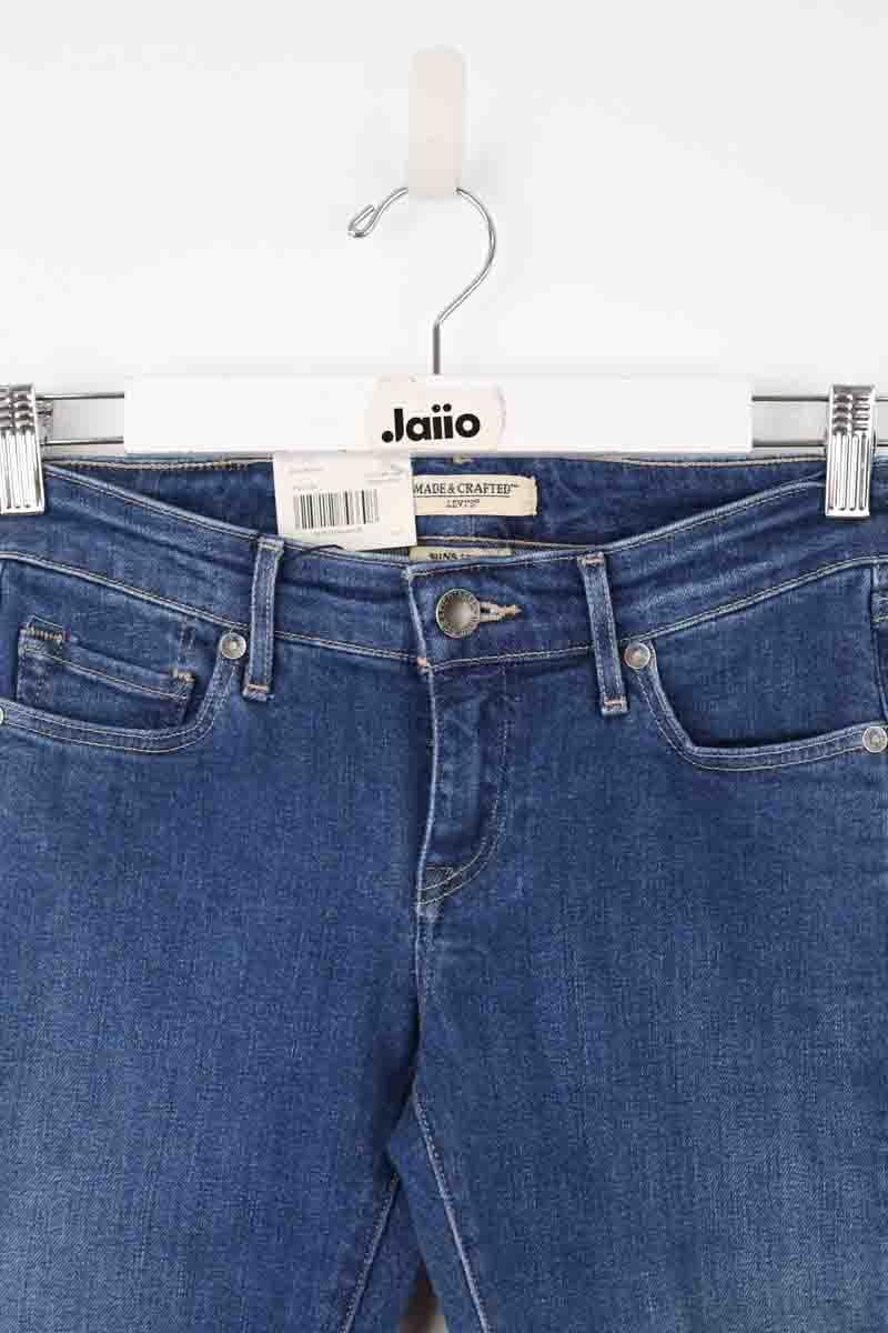 Cotton skinny jeans LEVI'S - Seconde main Blue