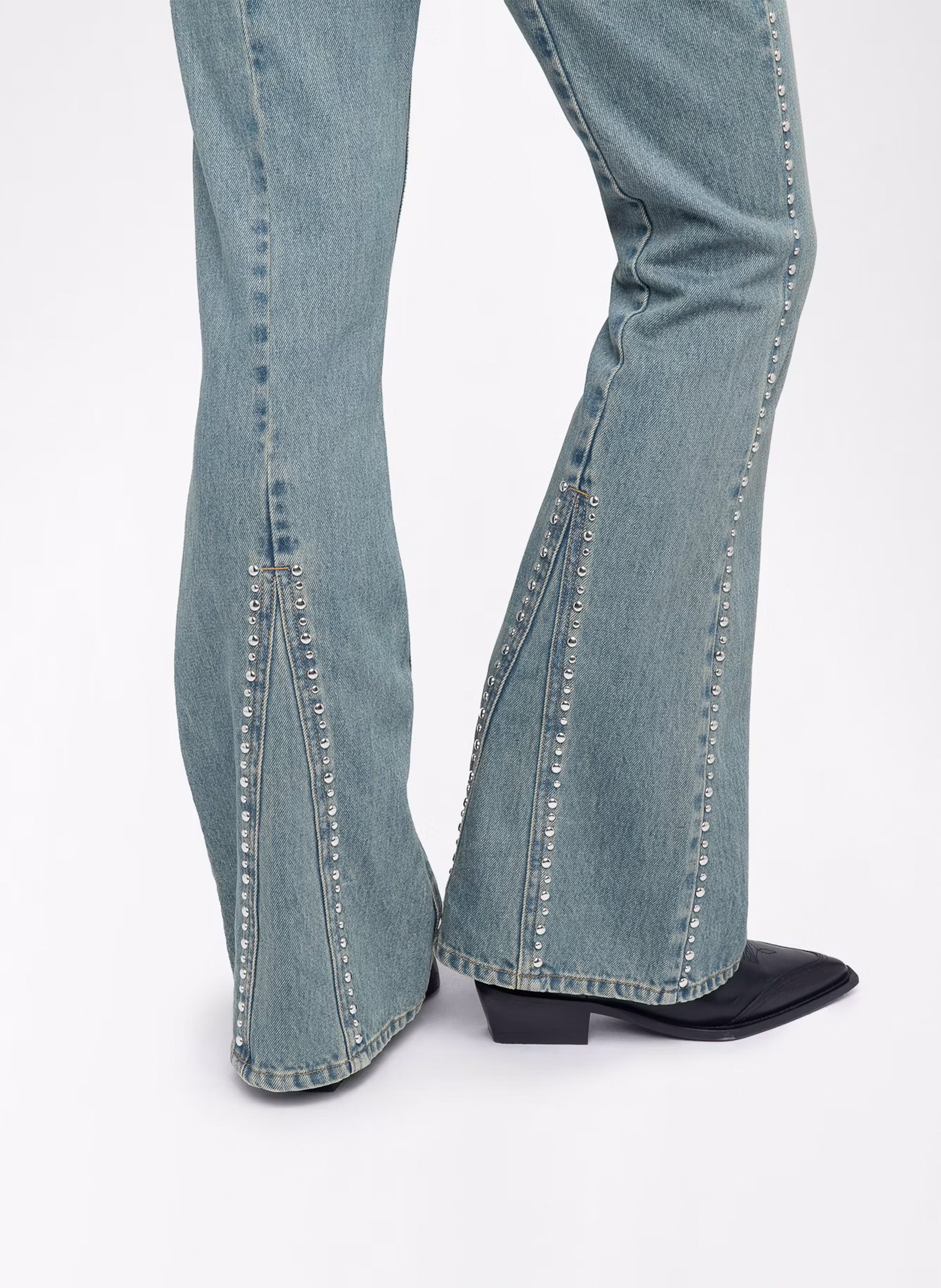 Jean bootcut en coton ZADIG&VOLTAIRE Bleu
