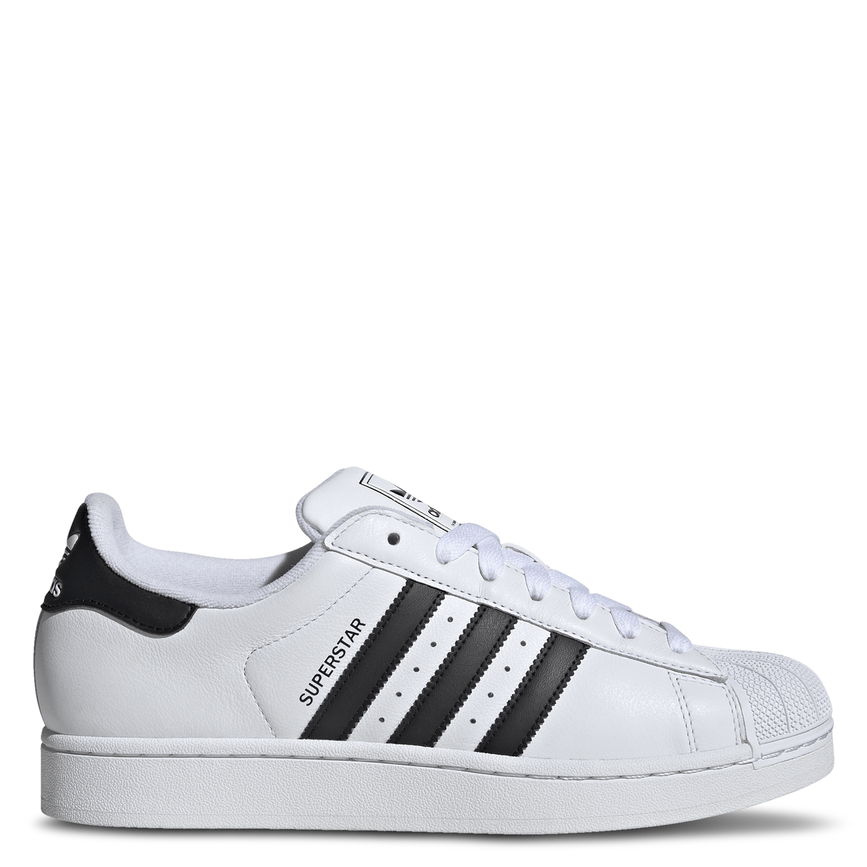 Contrasting leather-effect low-top sneakers ADIDAS White