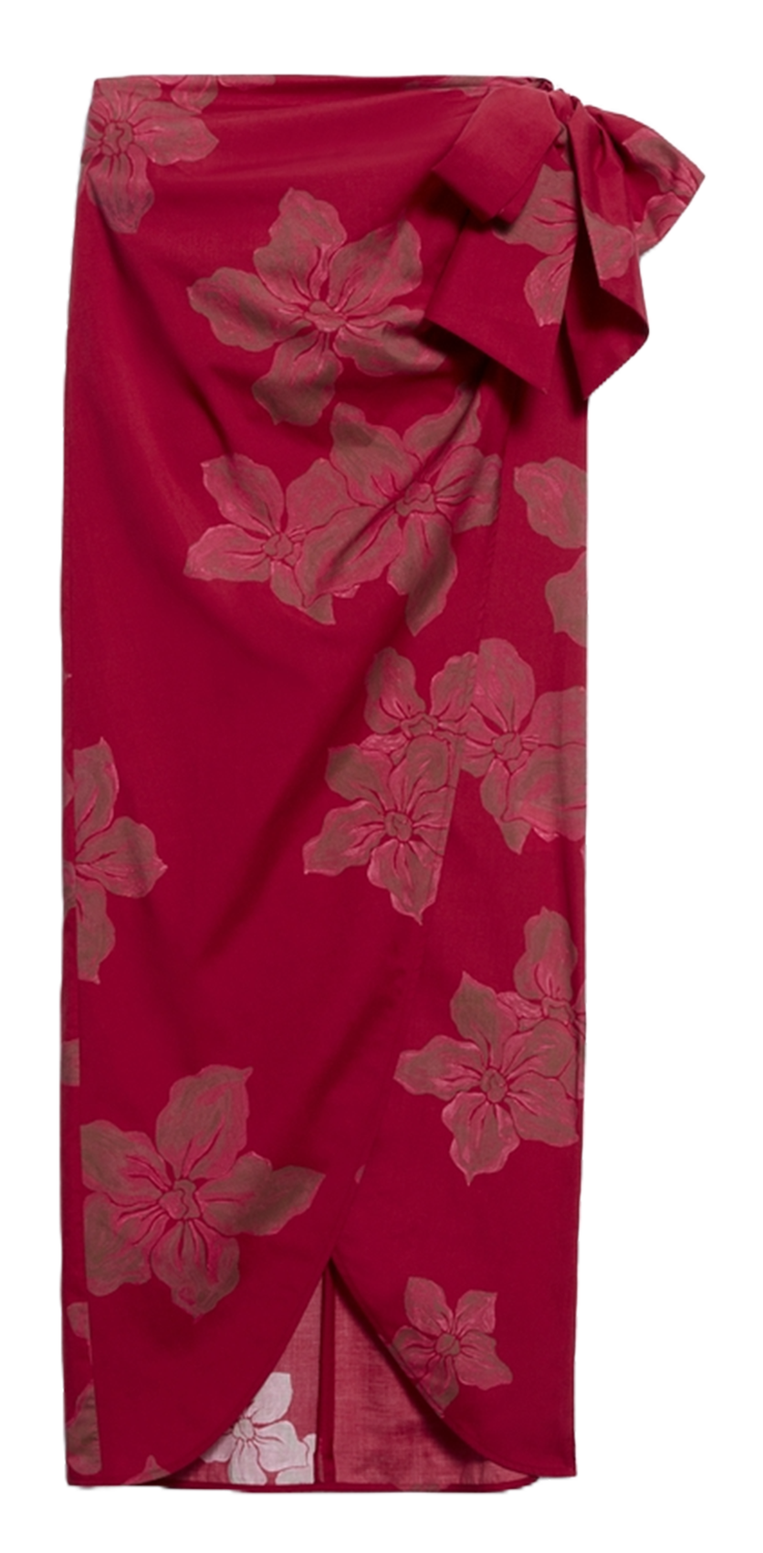 Jupe mdi portefeuille VANESSA BRUNO Rouge