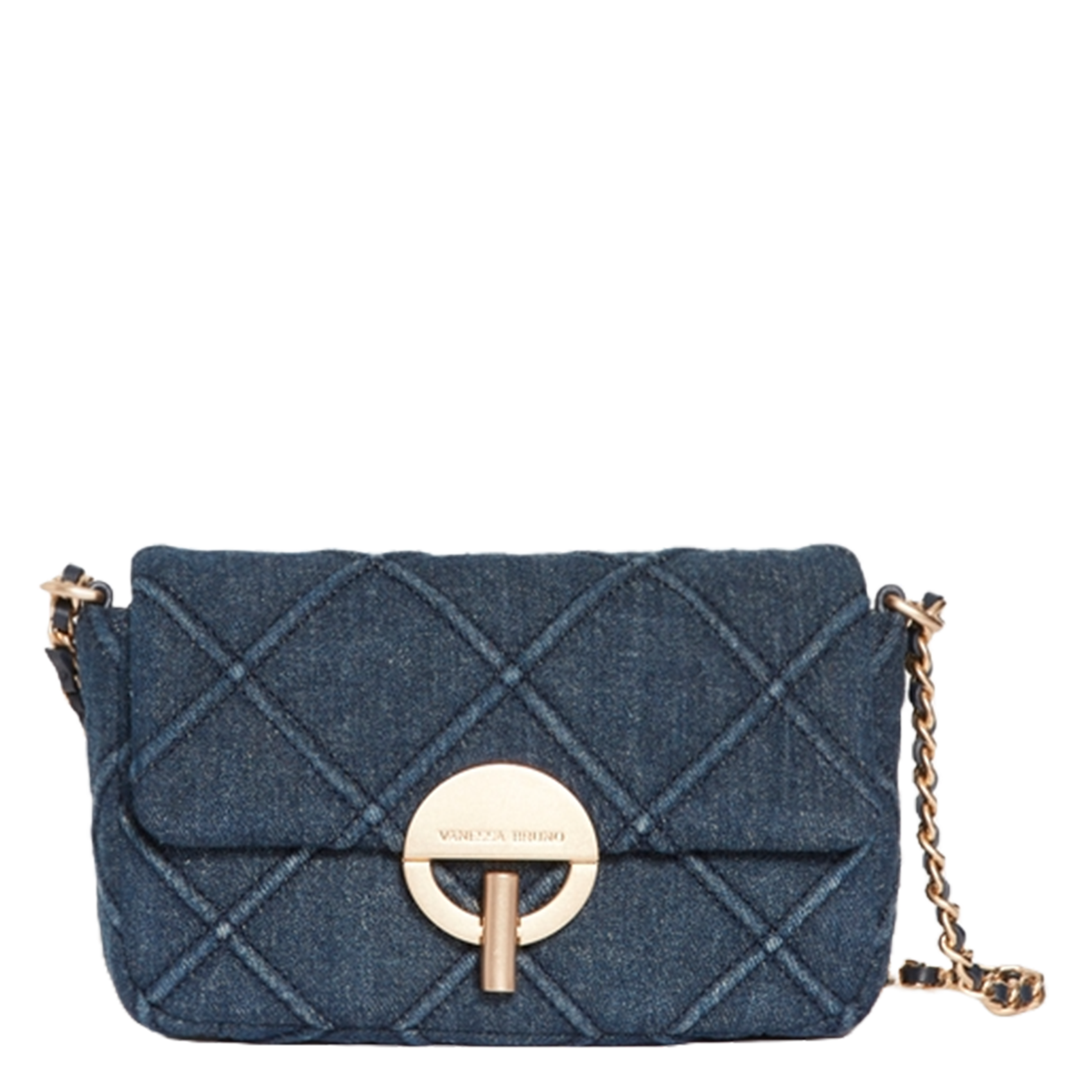 Cotton shoulder bag VANESSA BRUNO Blue