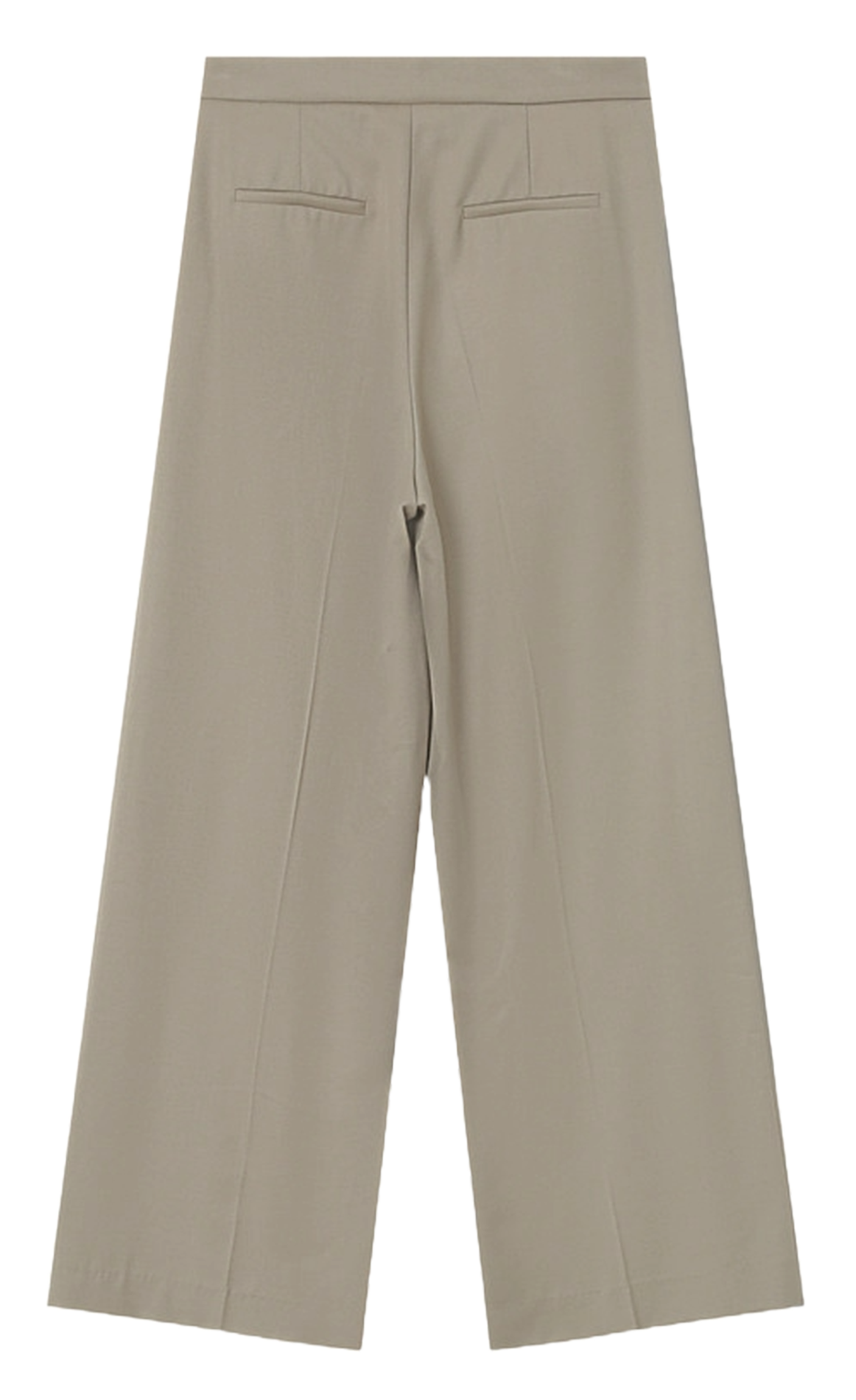 Wijde pantalon met plooien GRACE ET MILA Beige