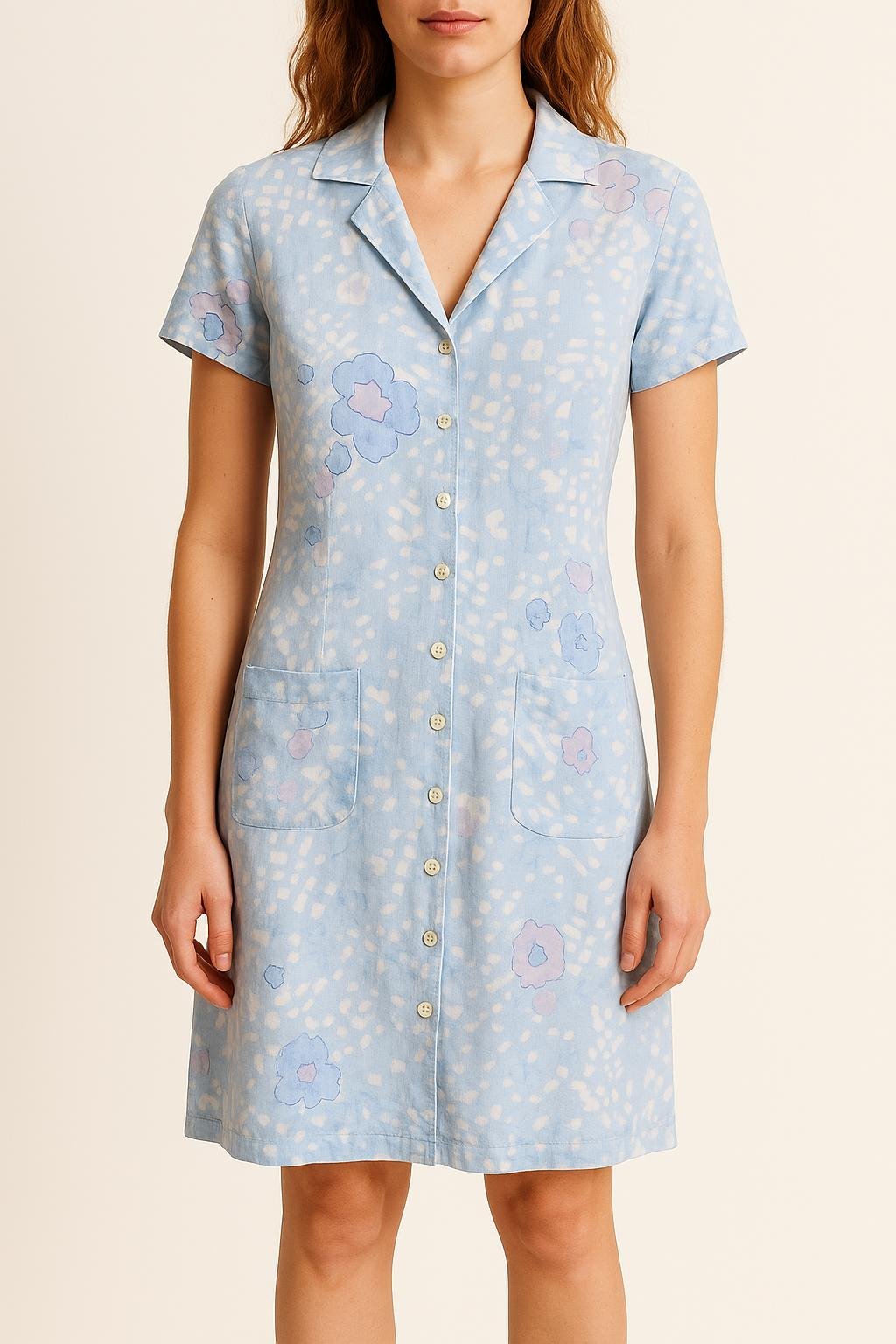 Midi dress ROUJE - Seconde Main Blue