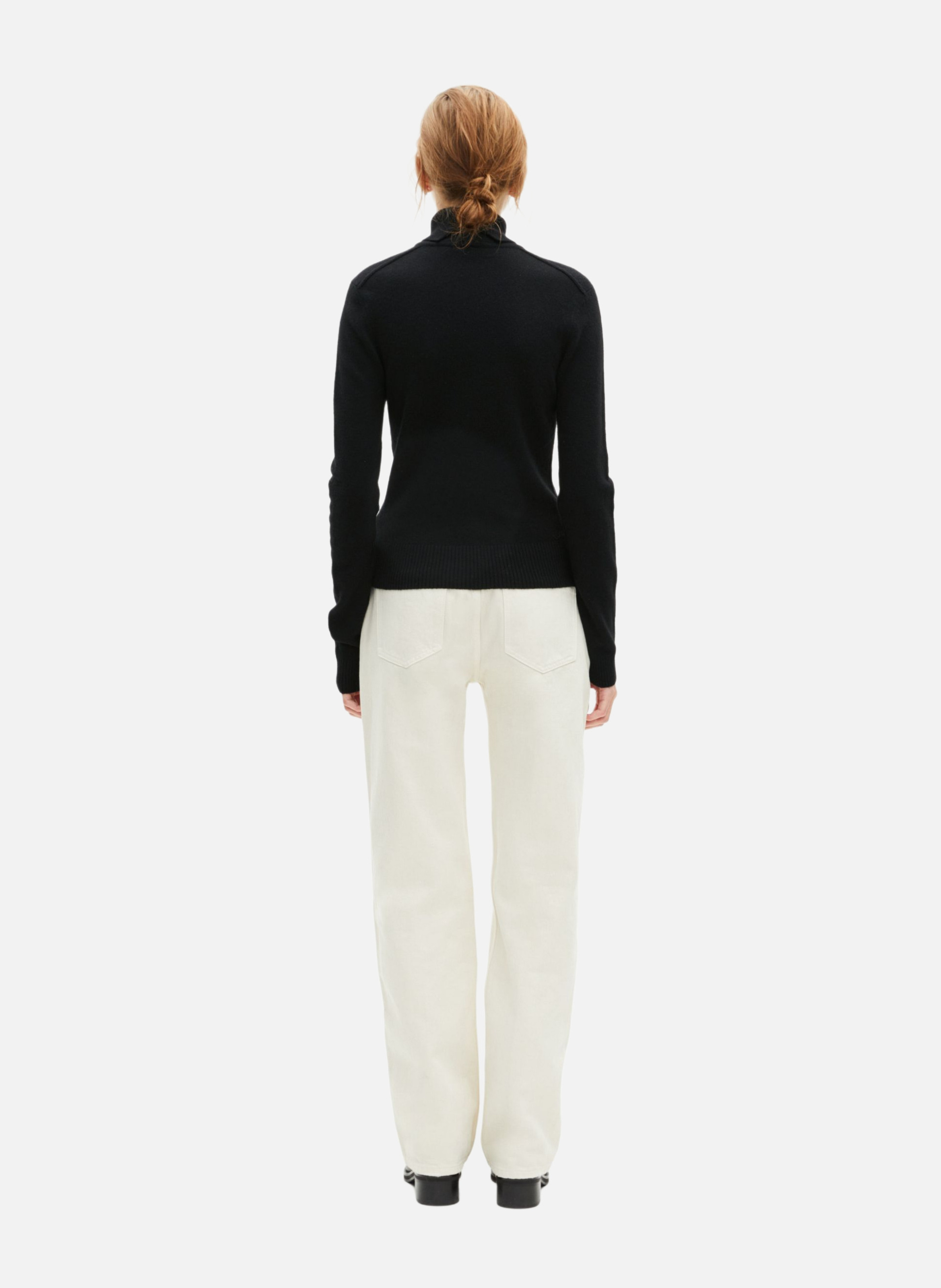 Cashmere polo neck sweater THE KOOPLES Black