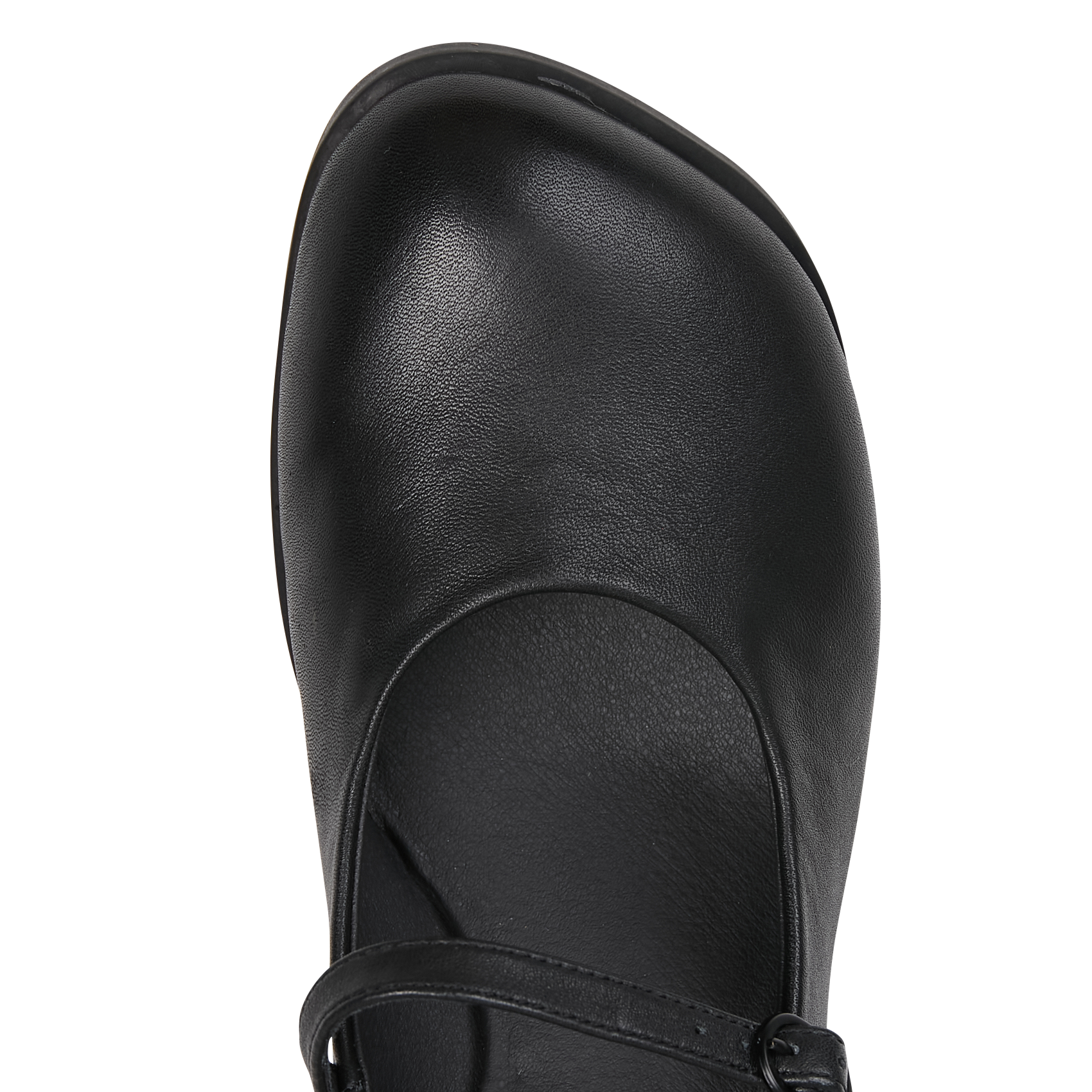 Ballerines à talons unies en cuir CAMPER Noir