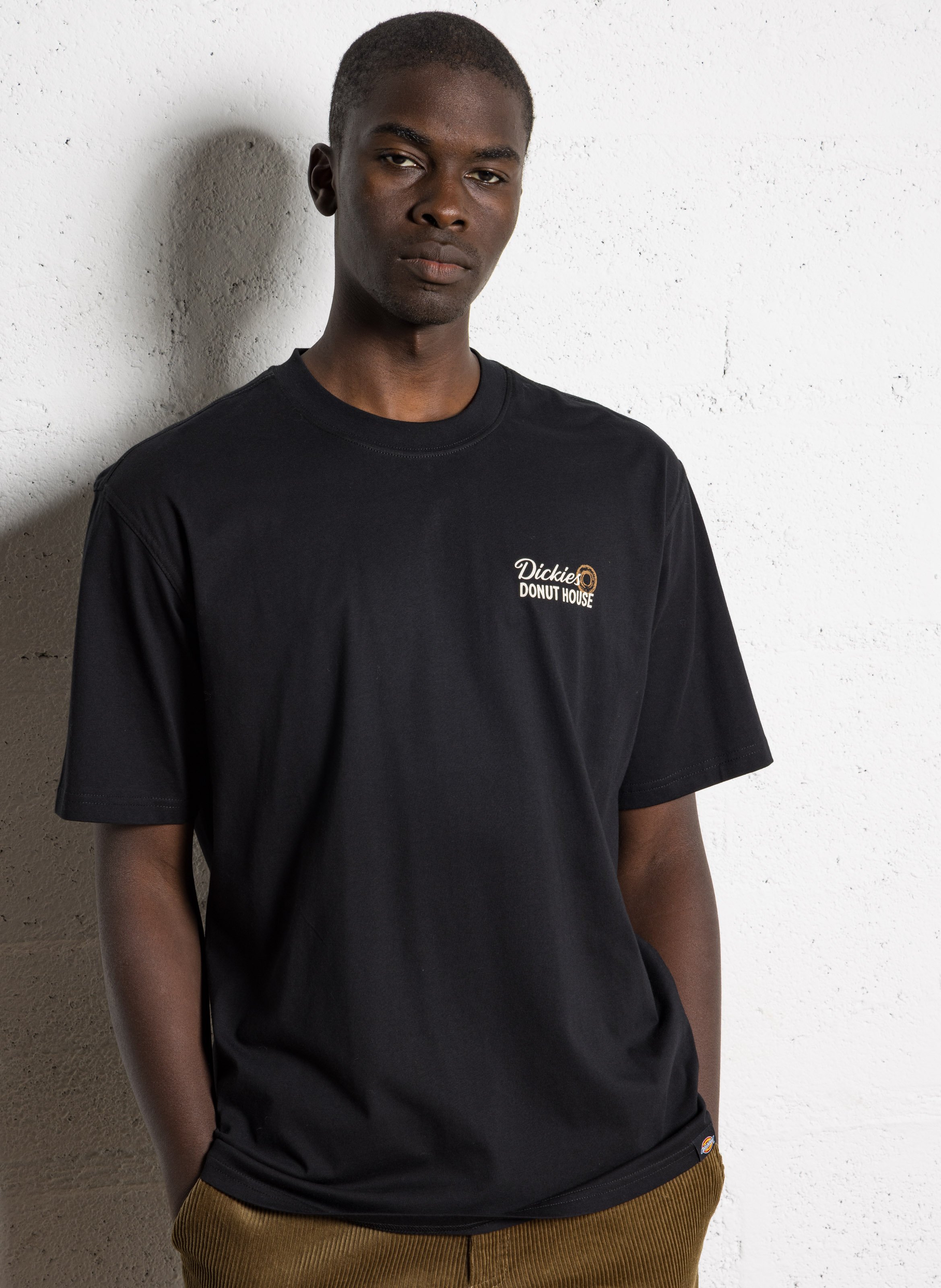 Effen T-shirt DICKIES Zwart