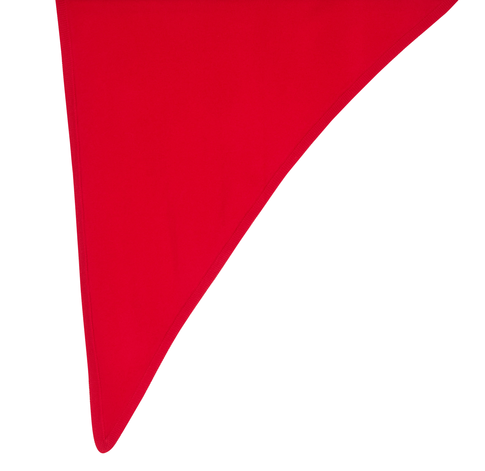 Echarpe triangulaire en laine BERENICE Rouge