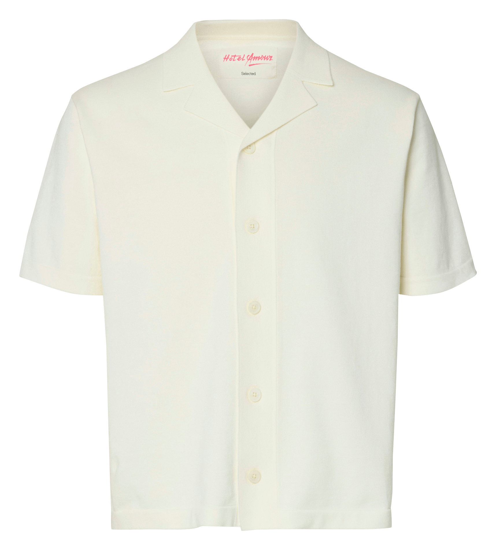 Blouse biokatoen SELECTED Beige