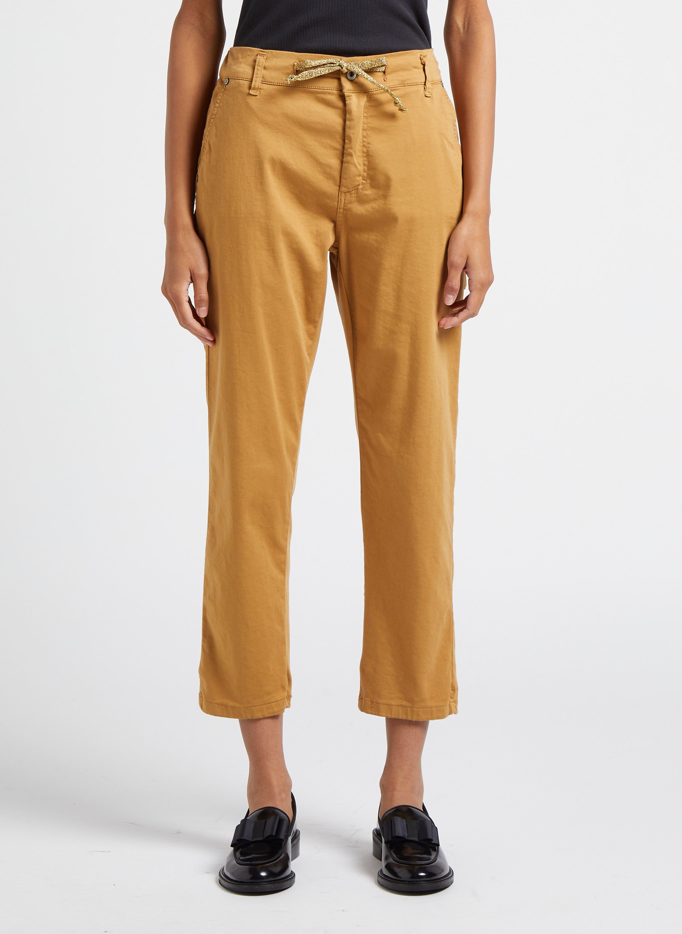 Carrotbroek | katoenblend PLEASE Bruin