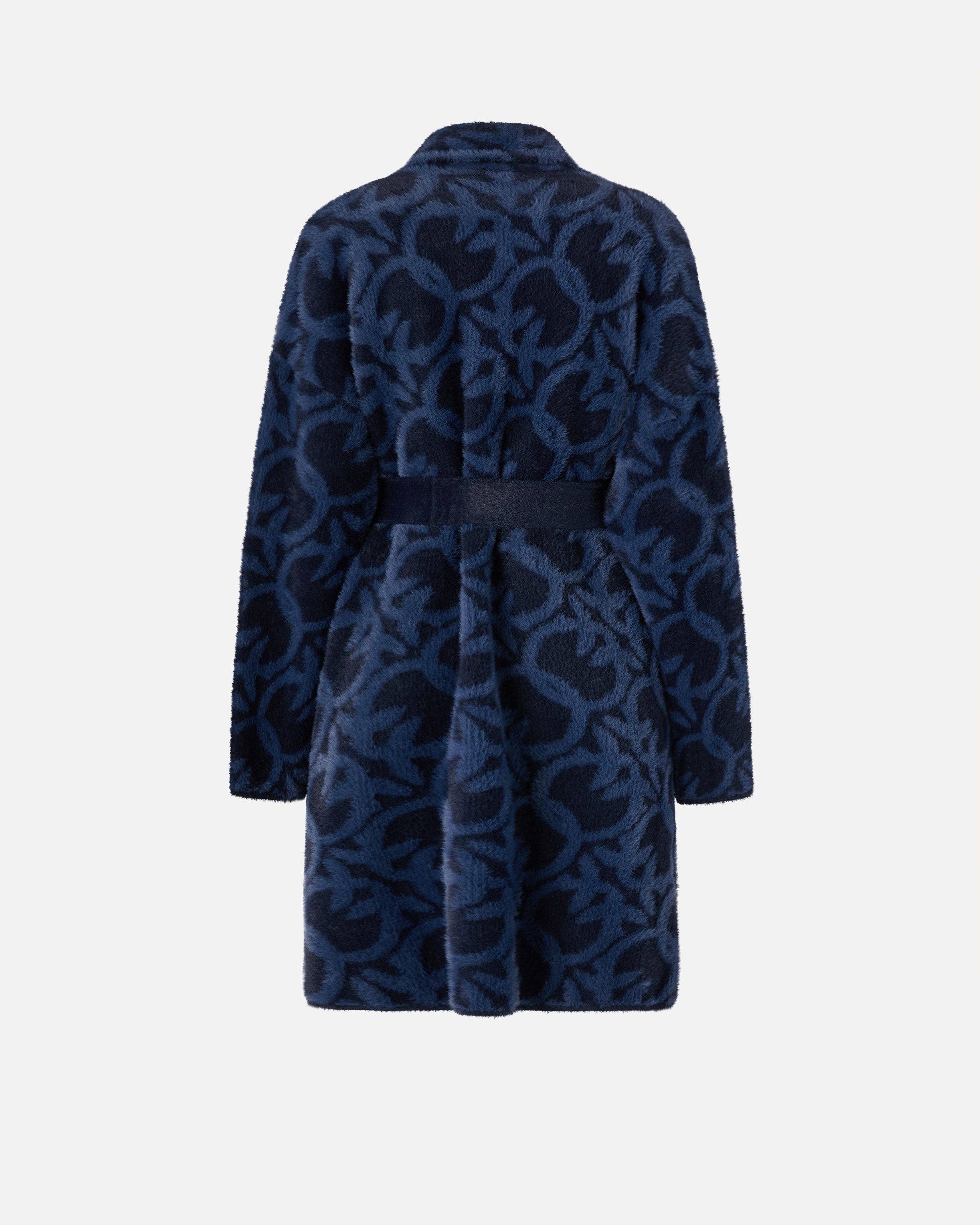 Coat with matching belt PINKO Blue
