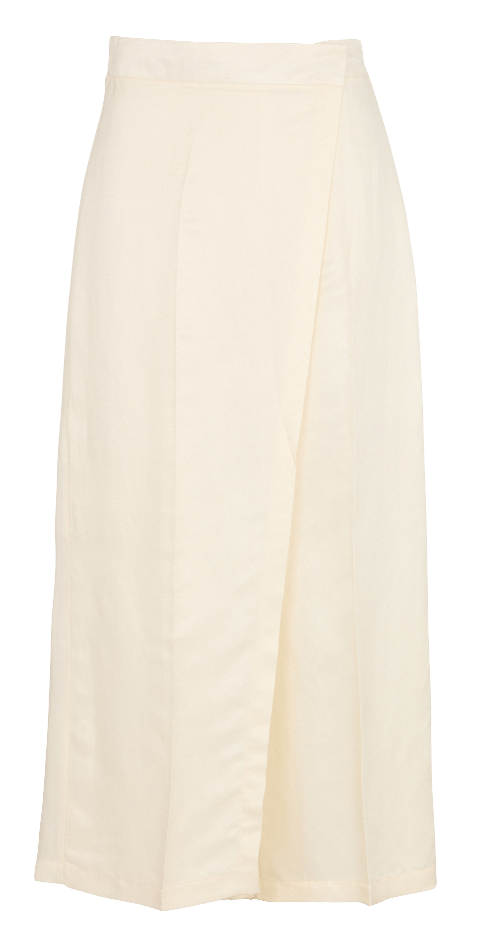 Wijde 7/8e linnenbroek LA FEE MARABOUTEE Beige