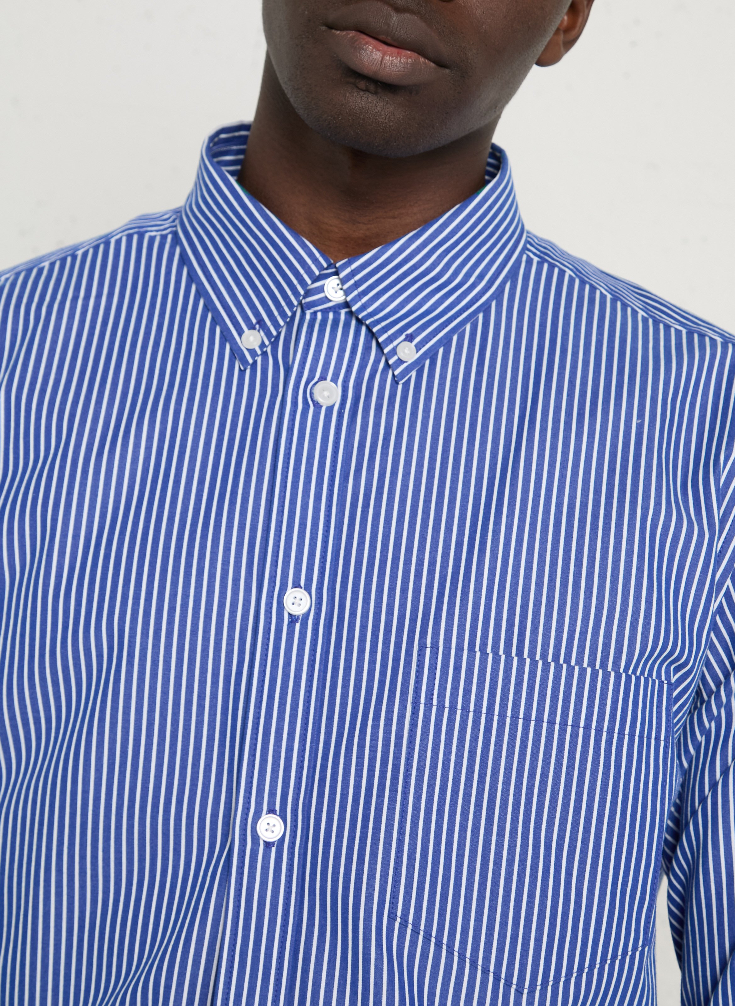 Ramie shirt MINIMUM Blue