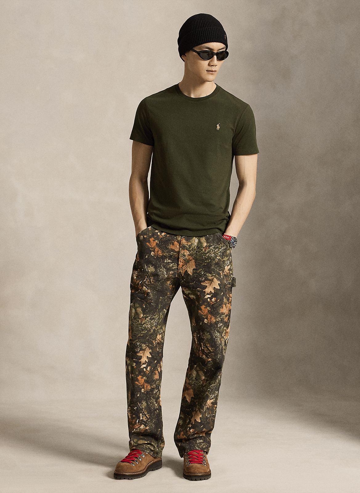 Baumwoll-T-Shirt POLO RALPH LAUREN Grun