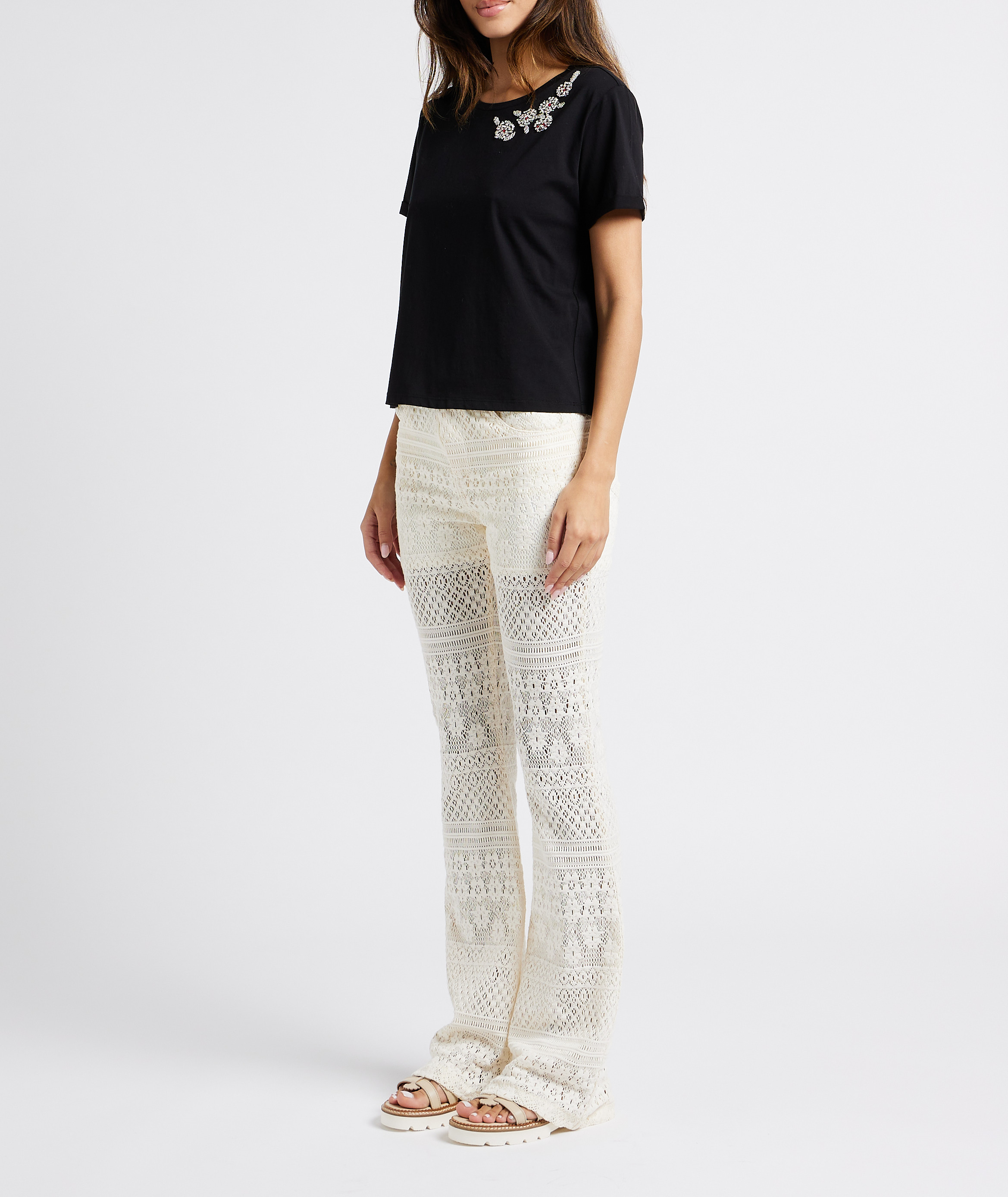 Leren sandalen MELLOW YELLOW Beige