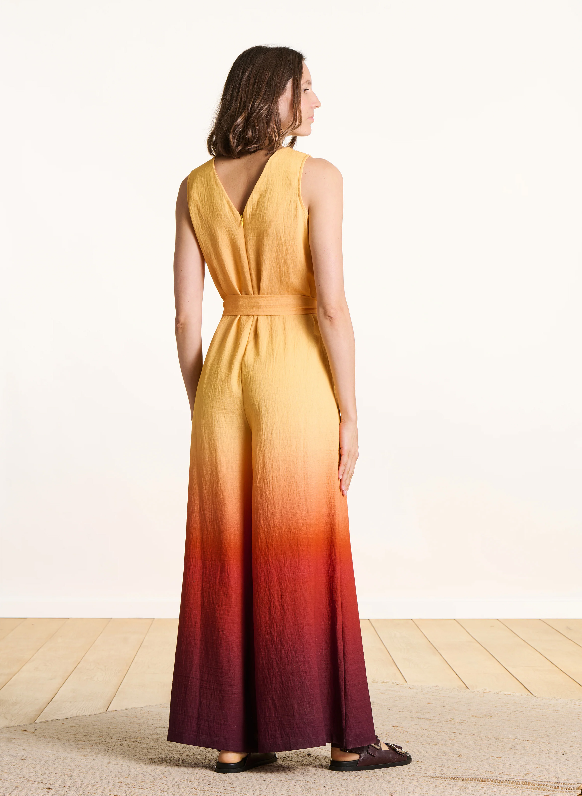 Combinaison large dégradée avec ceinture LA FEE MARABOUTEE Multicolore