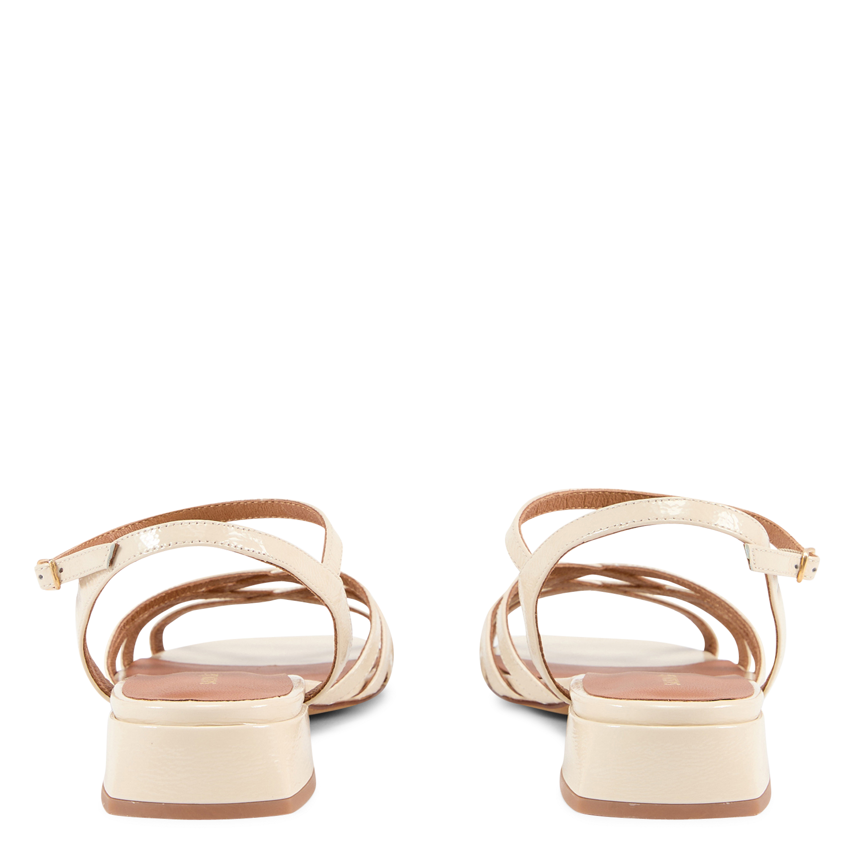 Sandales à talons en cuir SAISON 1865 Beige