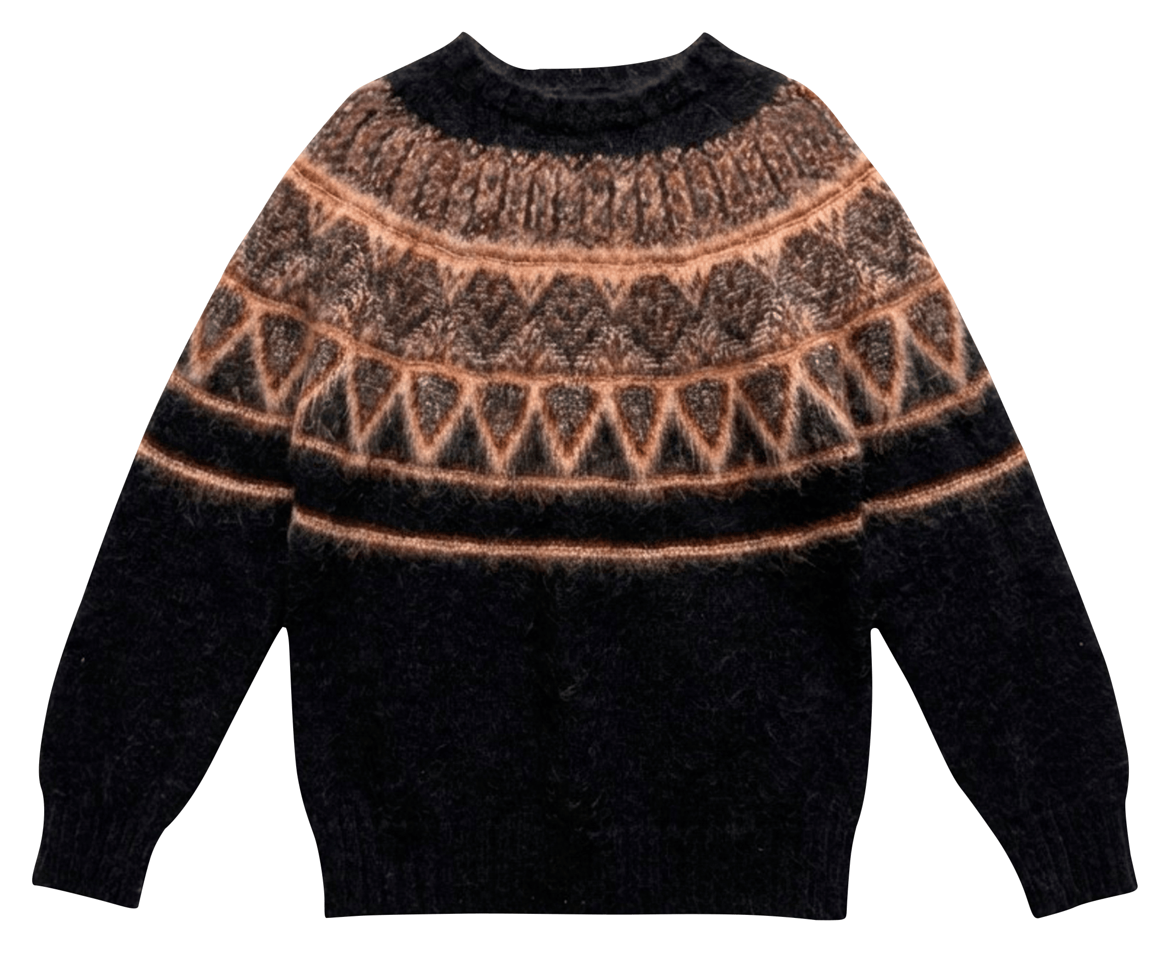 Pull droit col rond INDI & COLD Bleu
