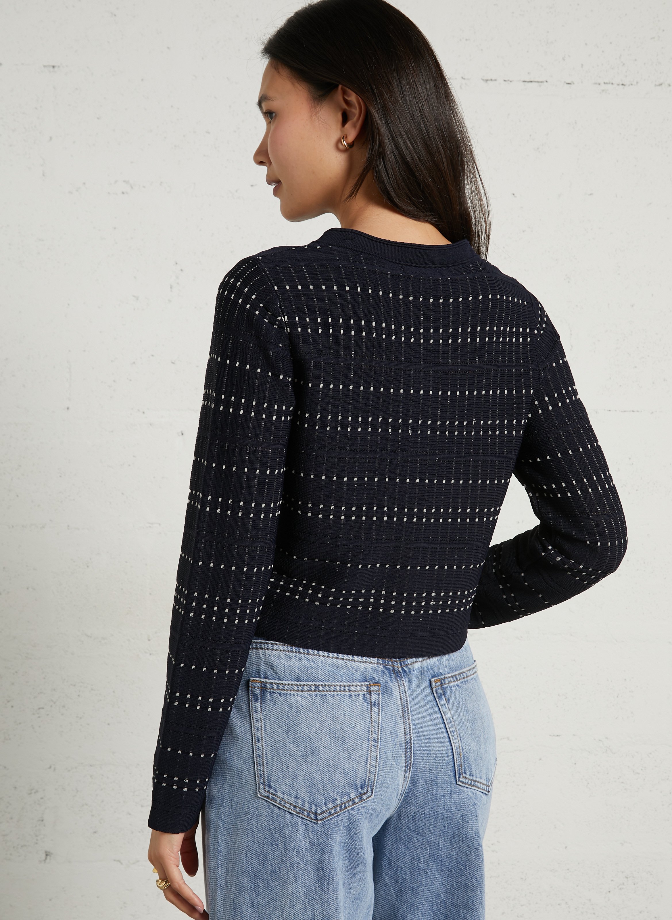 Gilet col rond SUNCOO Bleu