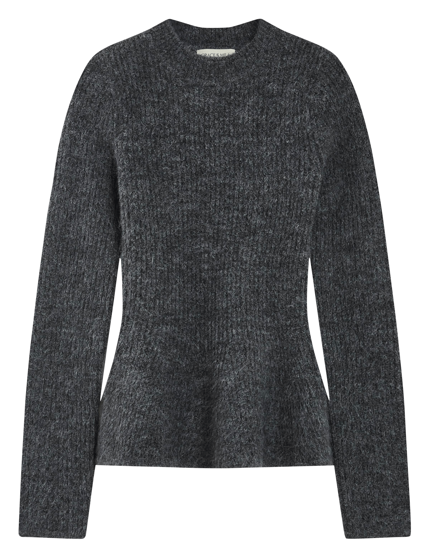 Round-neck sweater GRACE ET MILA Black