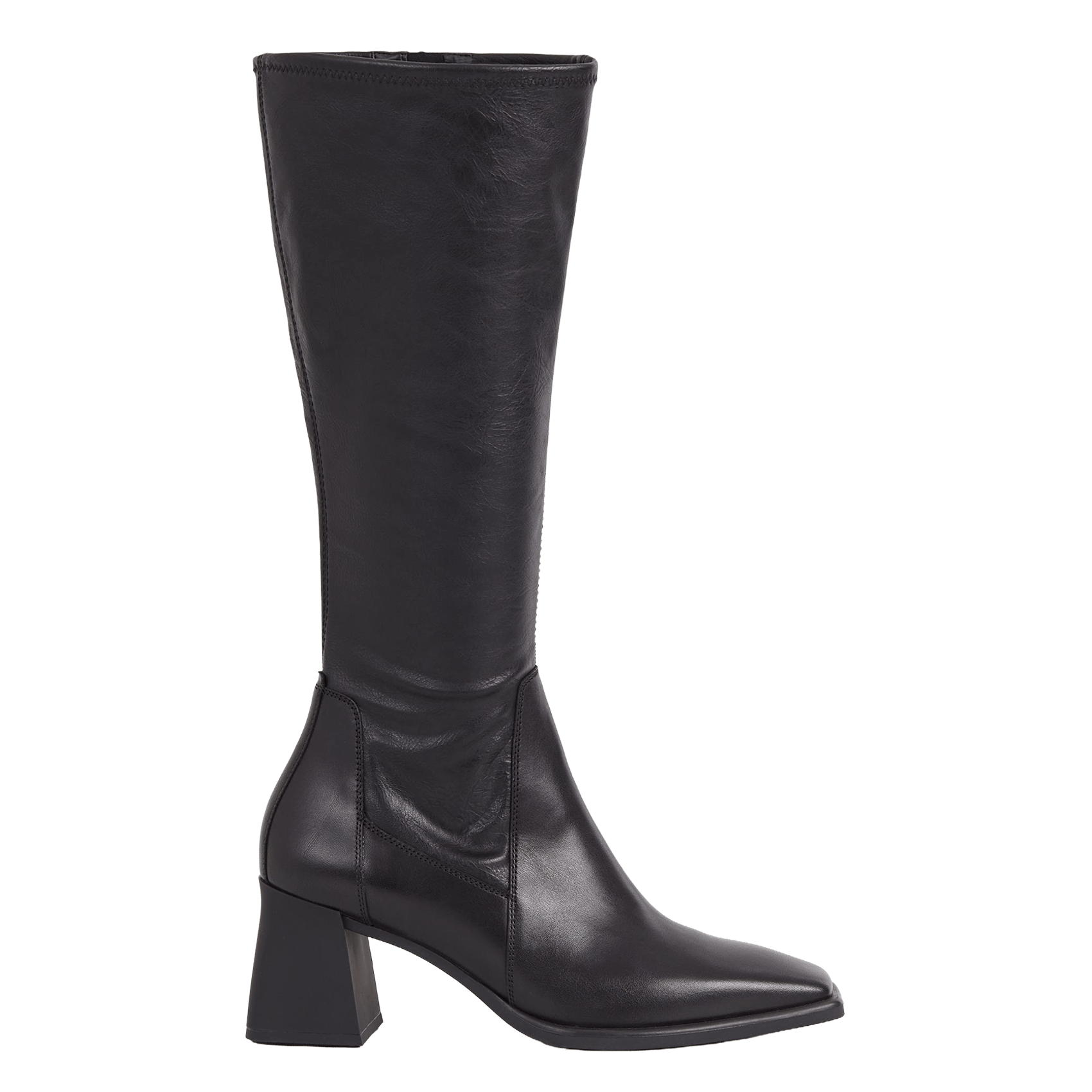 Bottes zippées en cuir VAGABOND Noir