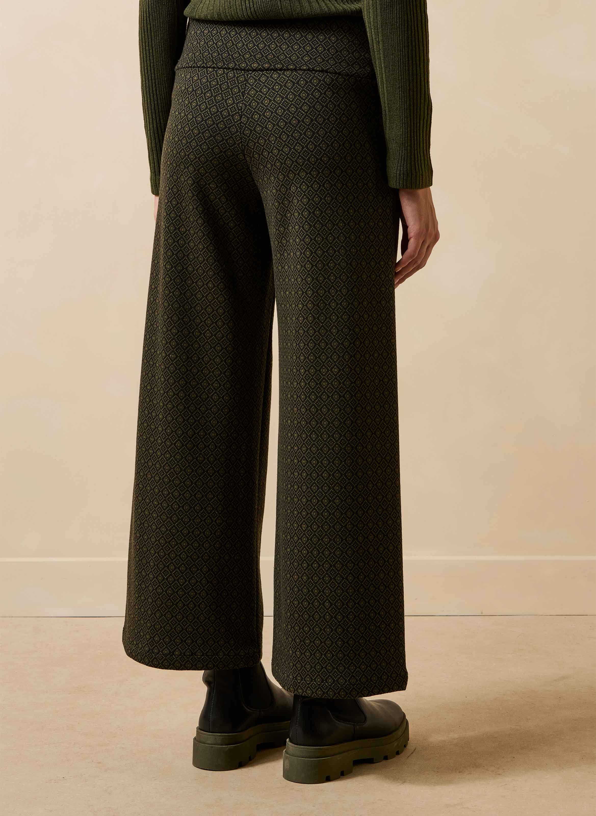 Pantalón ancho estampado LA FEE MARABOUTEE Verde