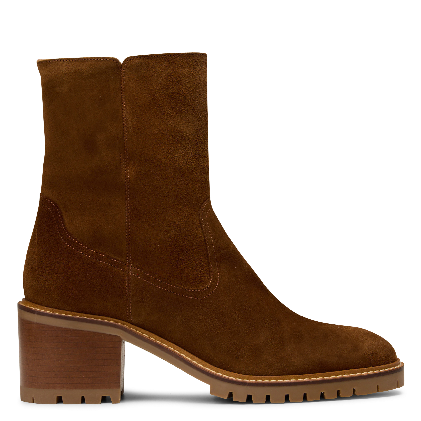 Bottines en cuir suédé MELLOW YELLOW Marron