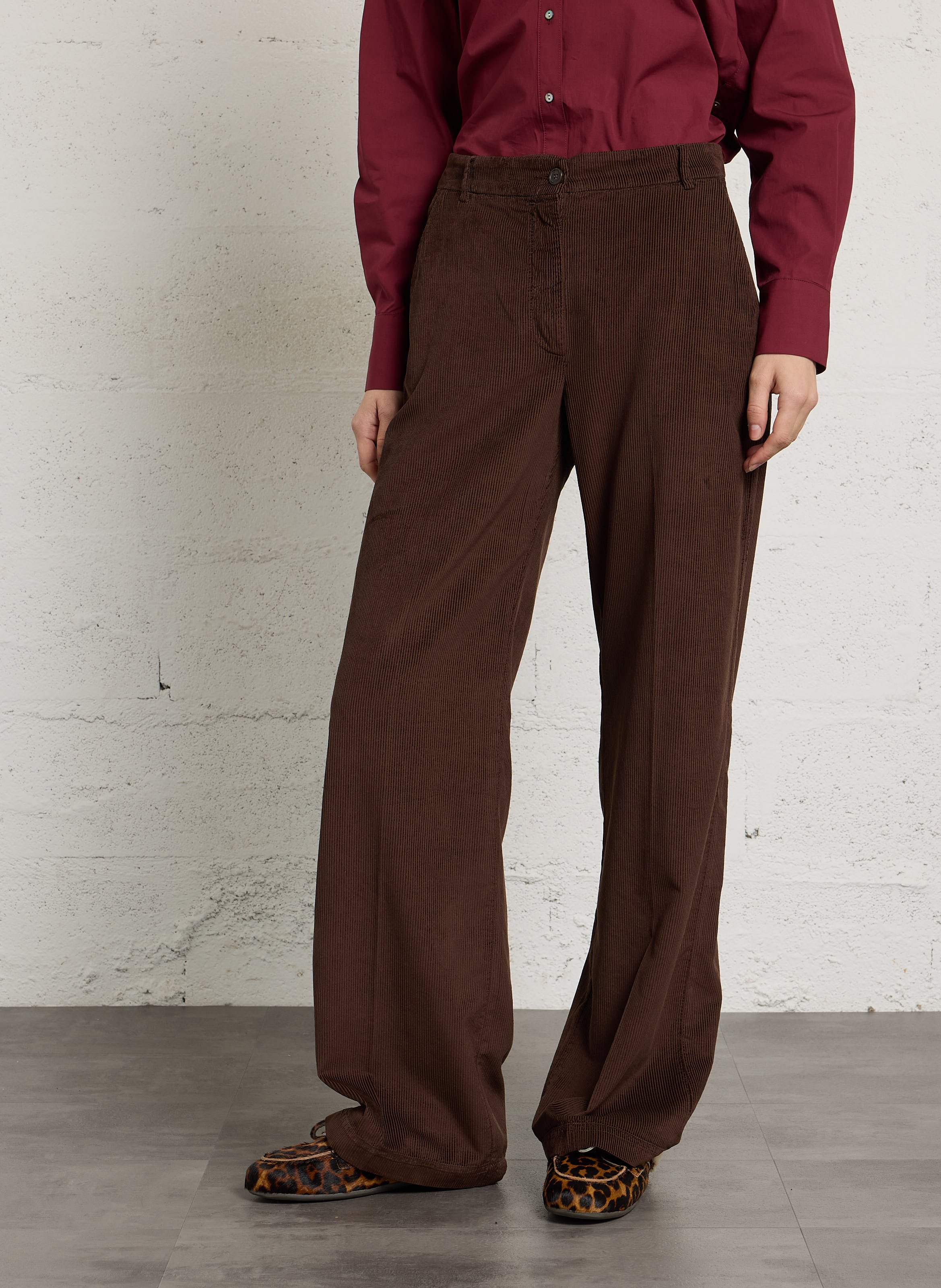 Wijde ribbroek HARTFORD