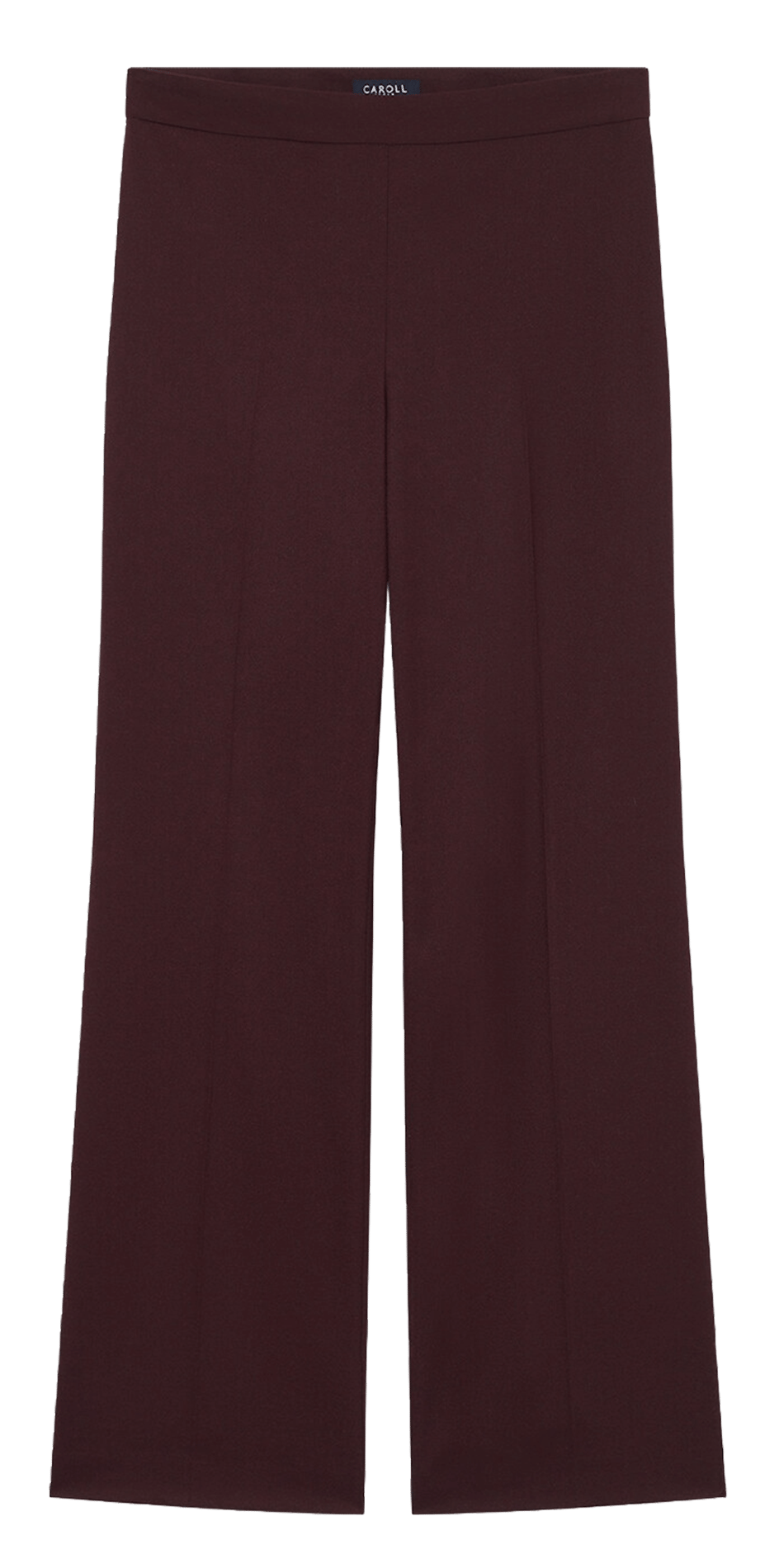 Plain straight trousers CAROLL Red