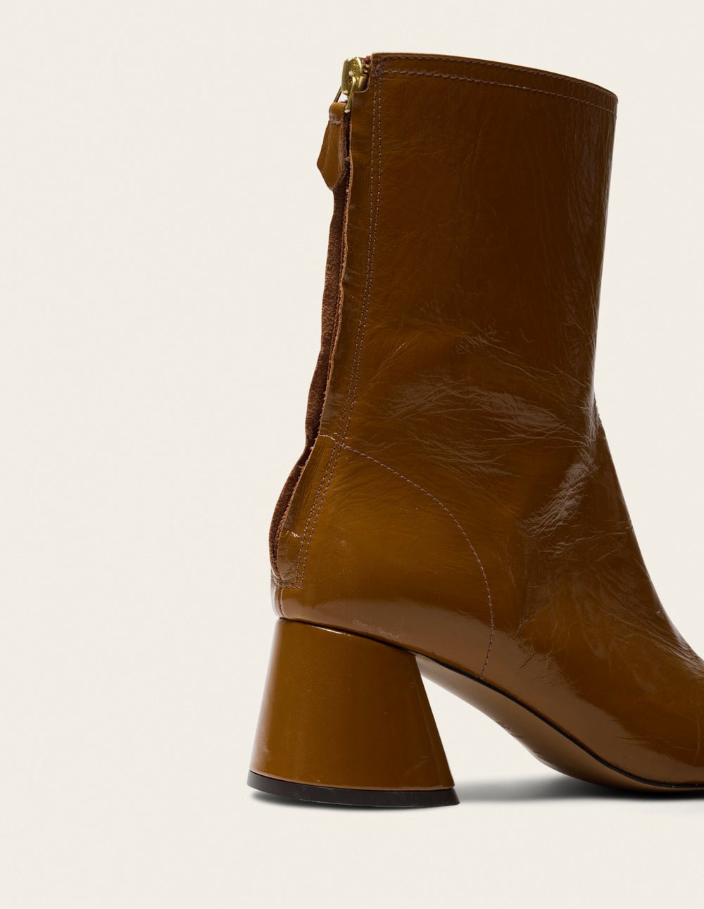 Bottines à talons ODAJE Marron