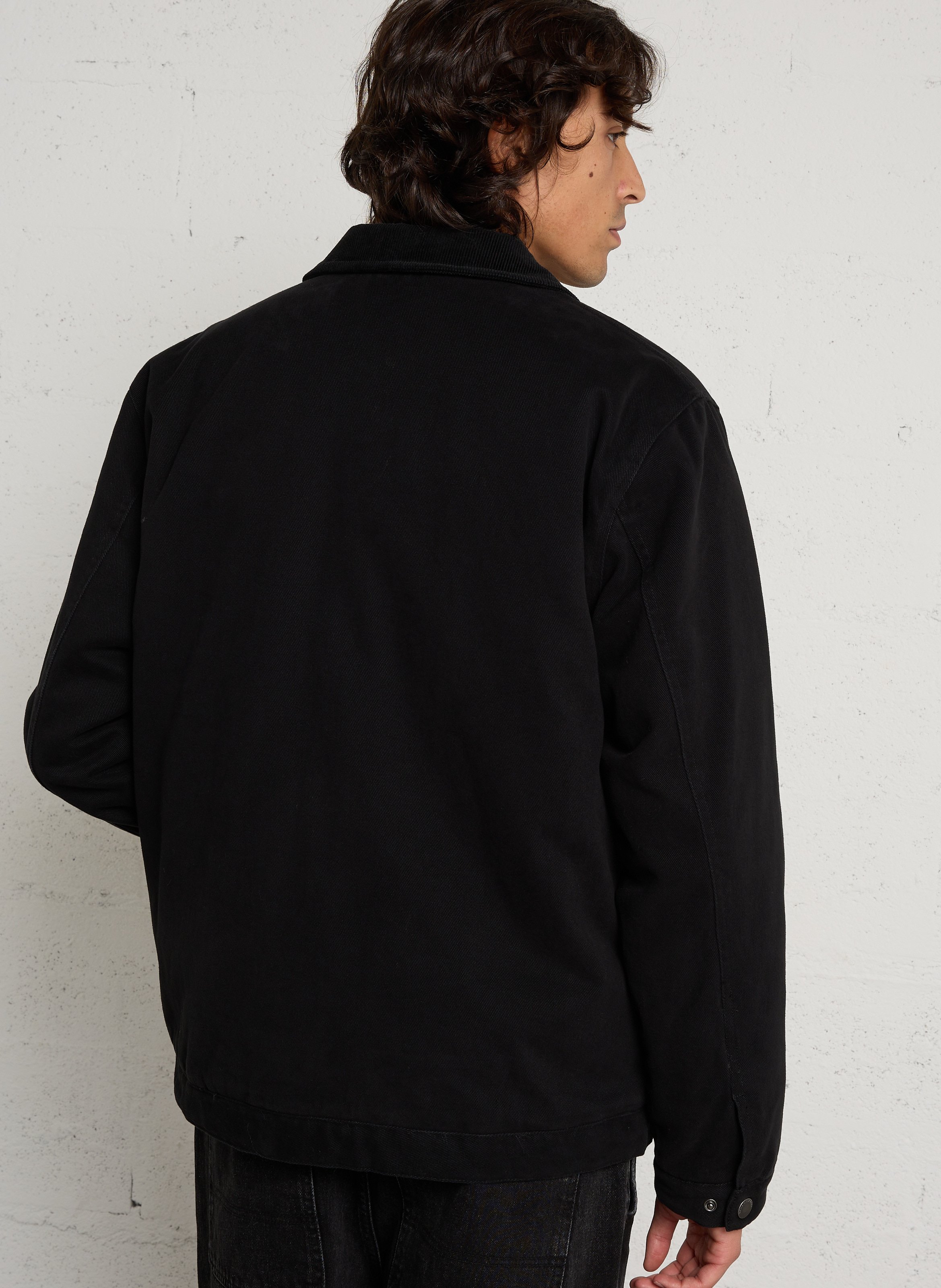 Jean large en coton SOLID Bleu