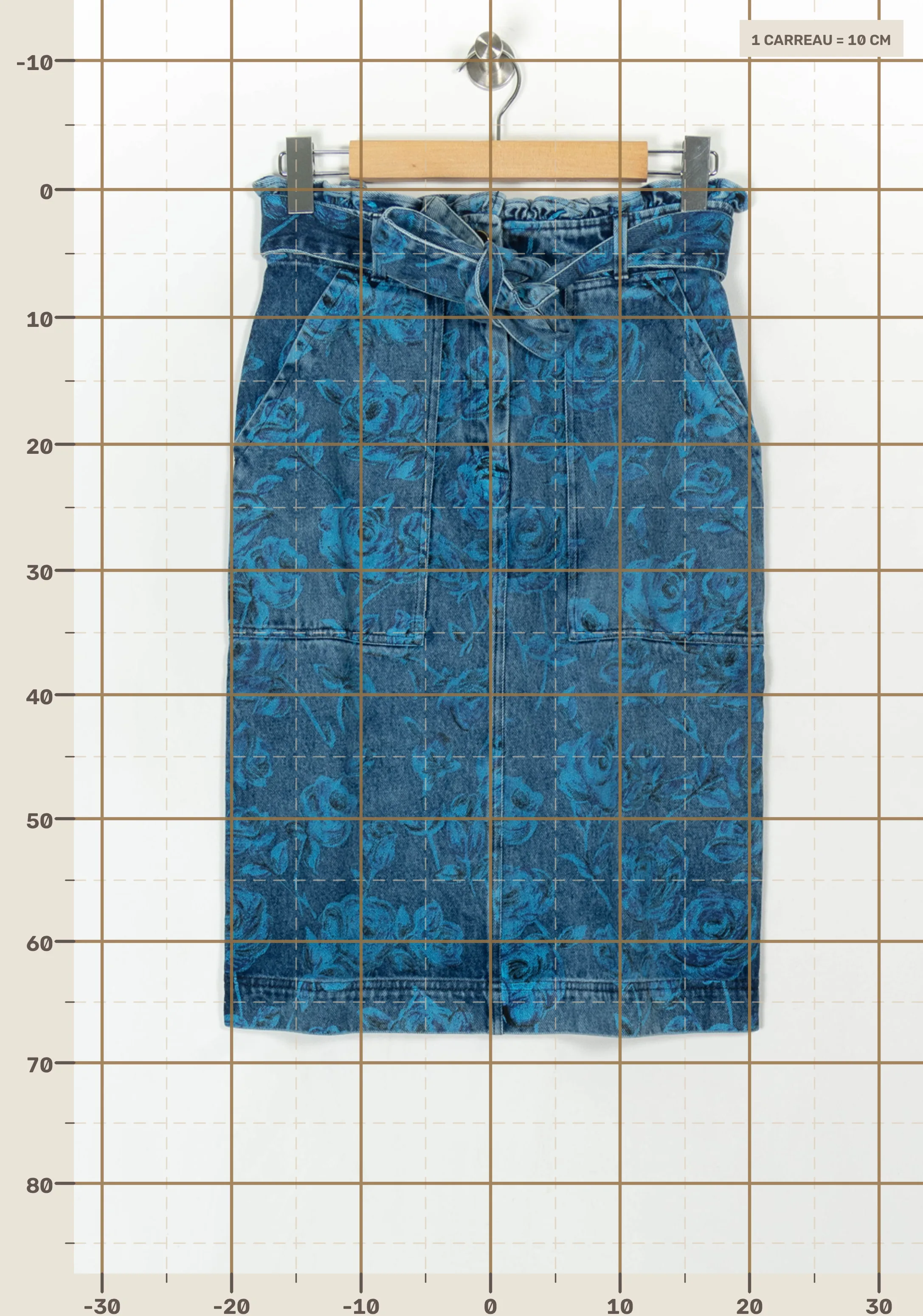 Short & midi skirt Manoush - Seconde Main Blue