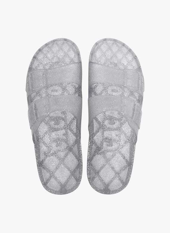 Sandales Plates a Paillettes Anjo Silver Cacatoes Do Brasil Femme 24S1001 ANJO 022 SILVER Place des Tendances Luxembourg