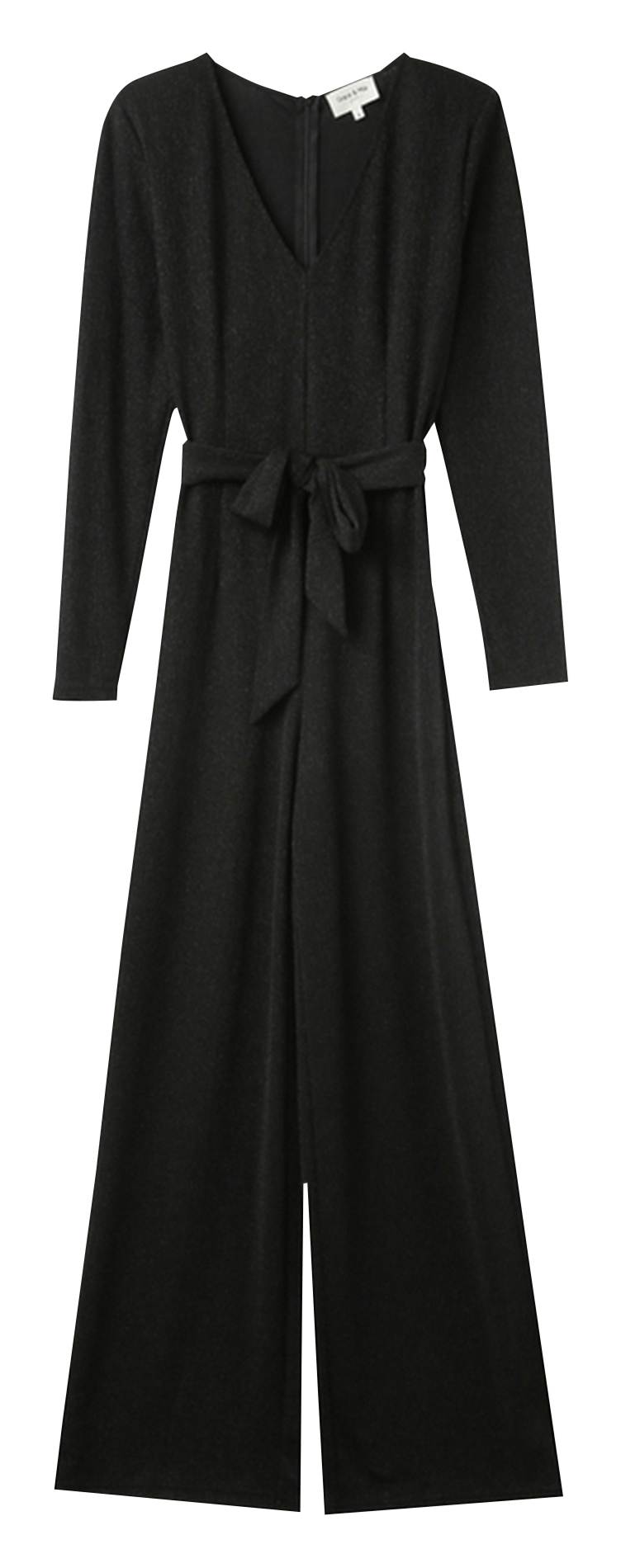 Combinaison longue ceinturée GRACE ET MILA Noir