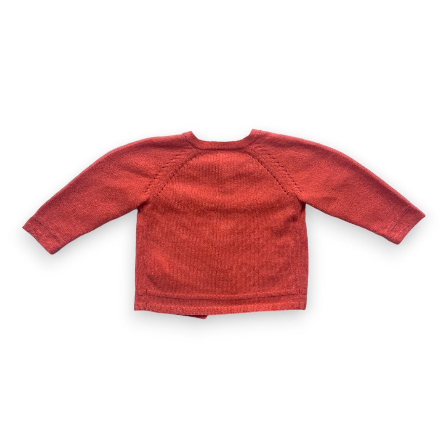Red Baby Cardigan - 3 months BONPOINT - Seconde Main Red